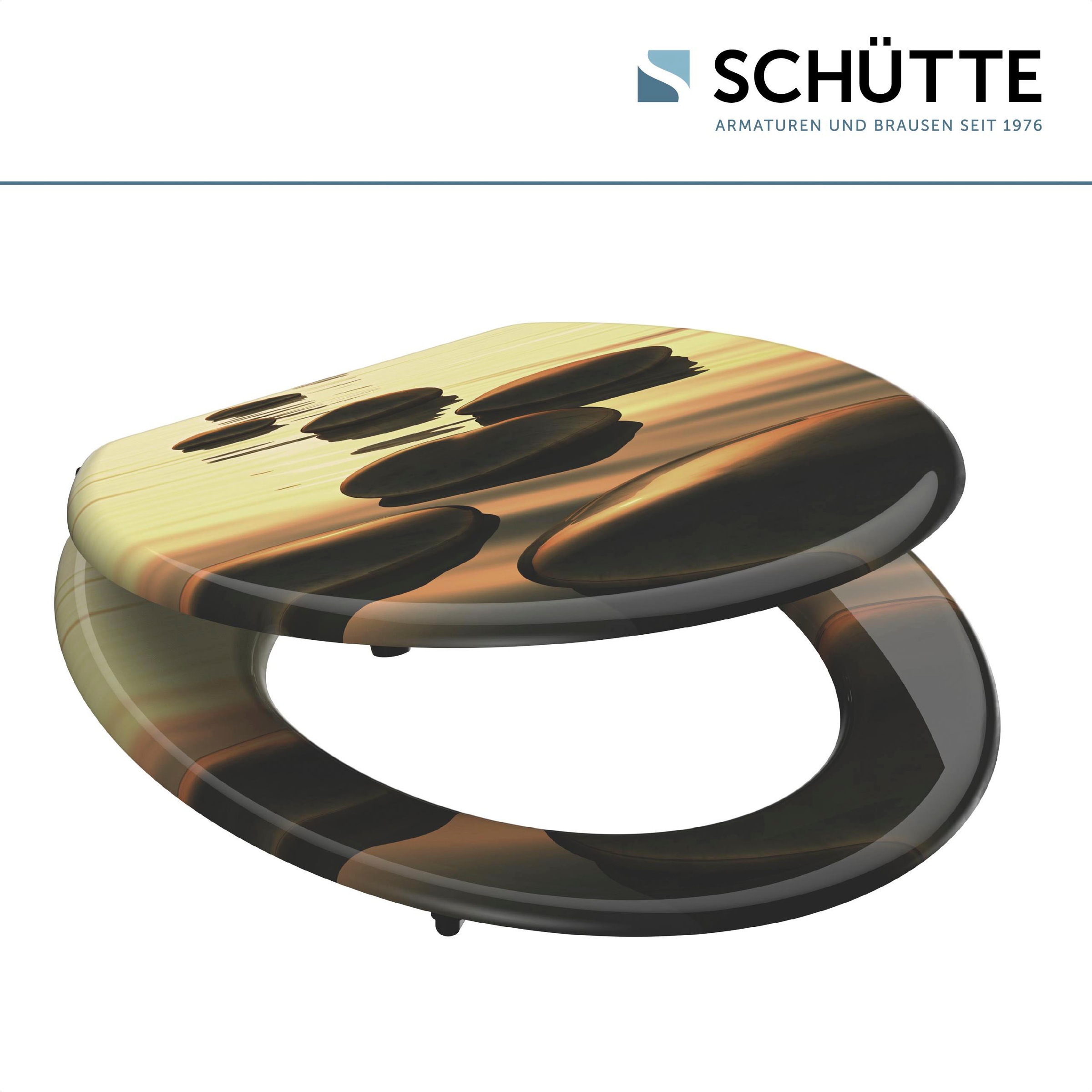 Schütte WC-Sitz »Sea Stone« MDF-Holzkern