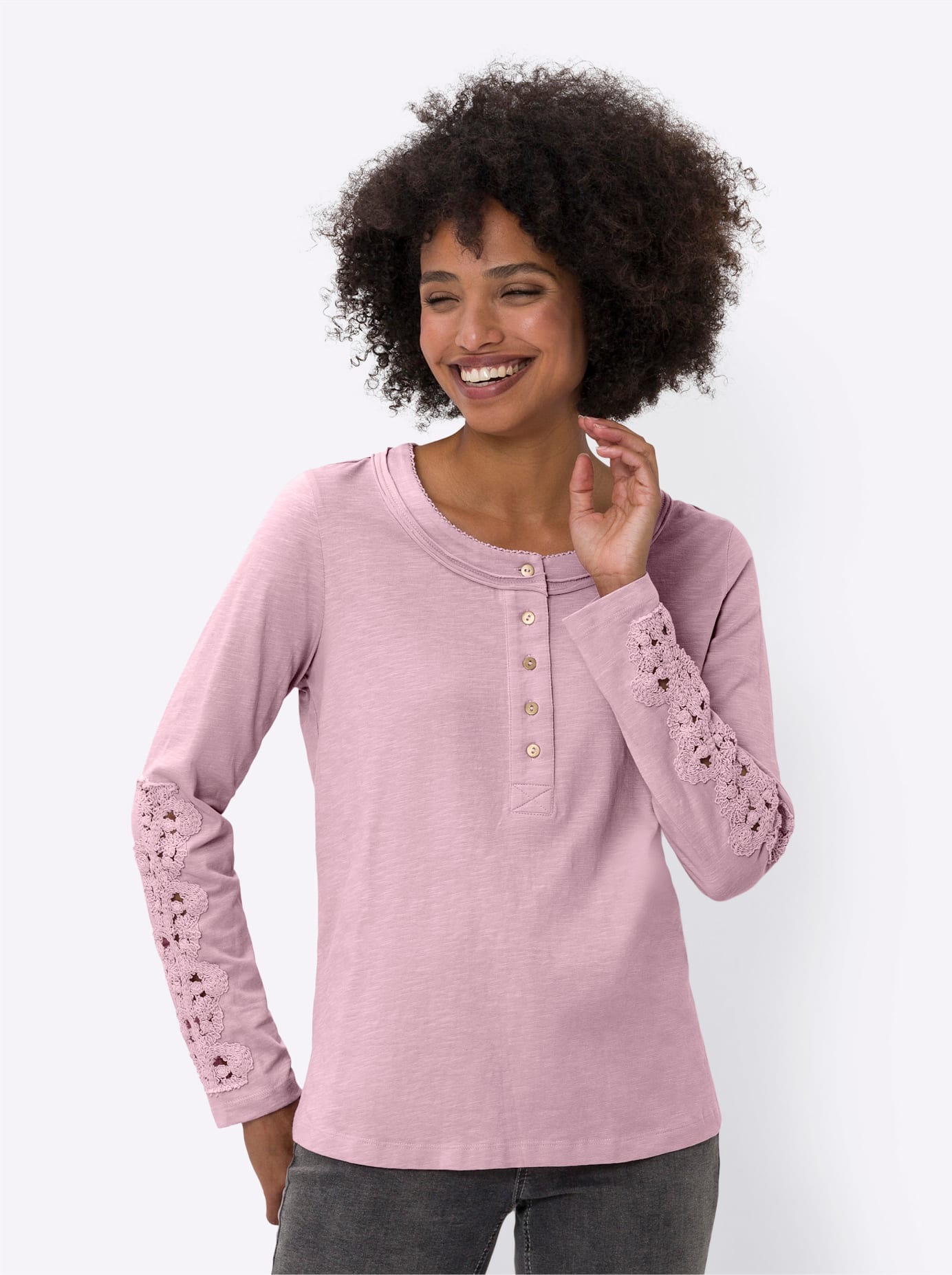 heine Langarmshirt »Shirt«, (1 tlg.)