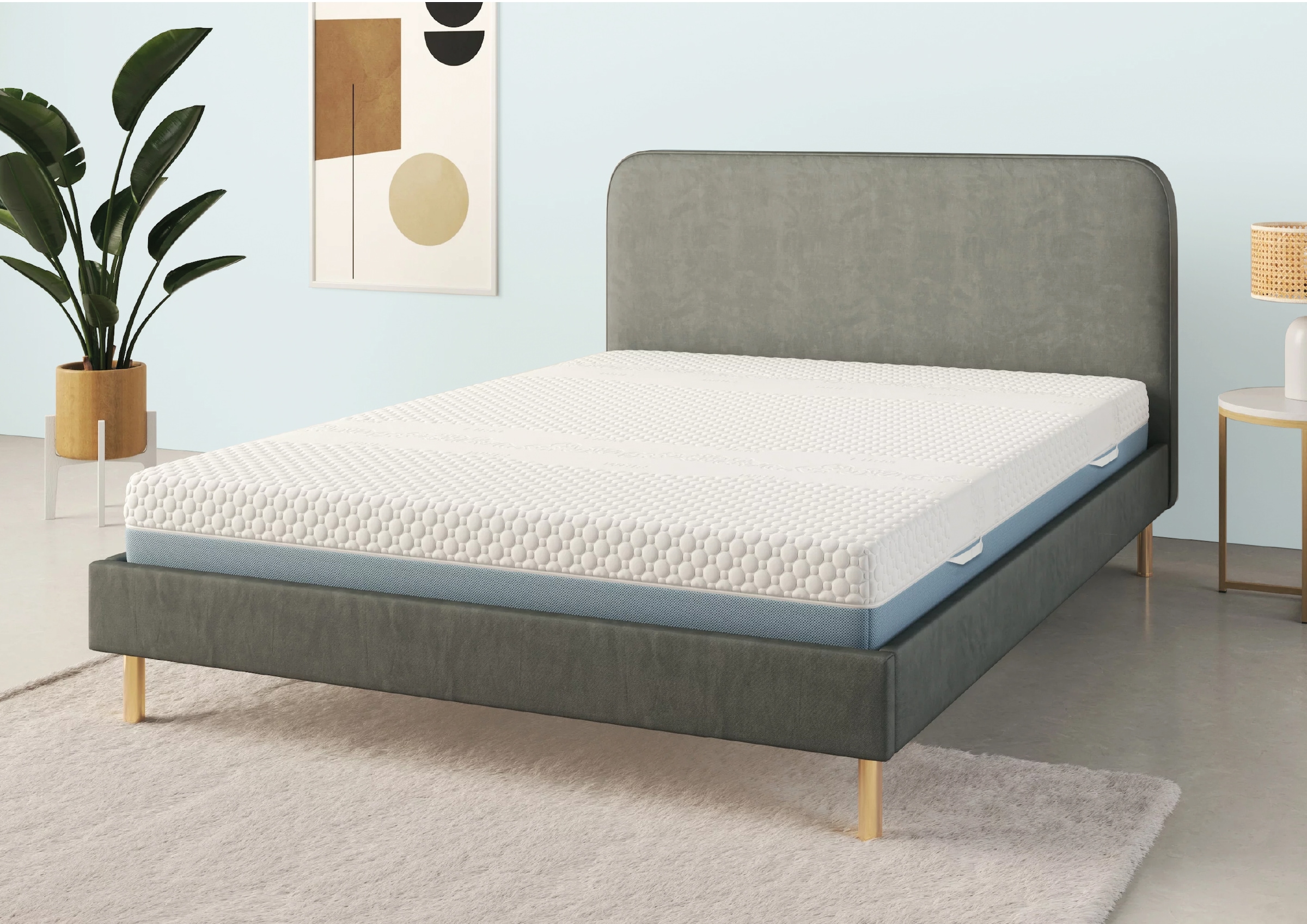 GOODproduct Hybridschaum-Matratze »Flipper, 90x200 cm, 140x200 cm & mehr, langlebige Qualität (RG 39)« 19 cm hoch Raumgewicht: 39 kg/m³ 1 Stk. tlg. vier unterschiedlich feste Liegeseiten, H2+3/H3+4/H4+H5, Wendematratze