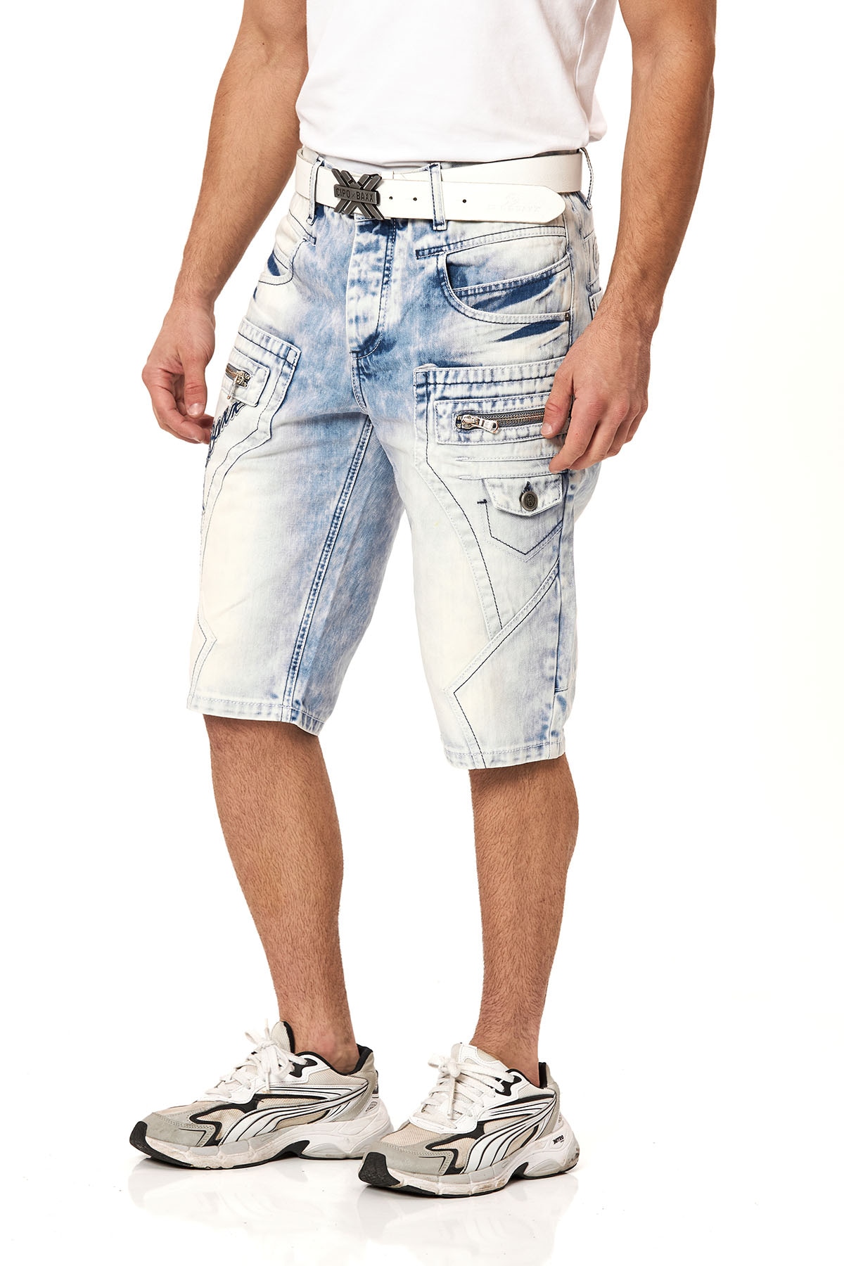 Cipo & Baxx Jeansbermudas Baumwolle, regular fit