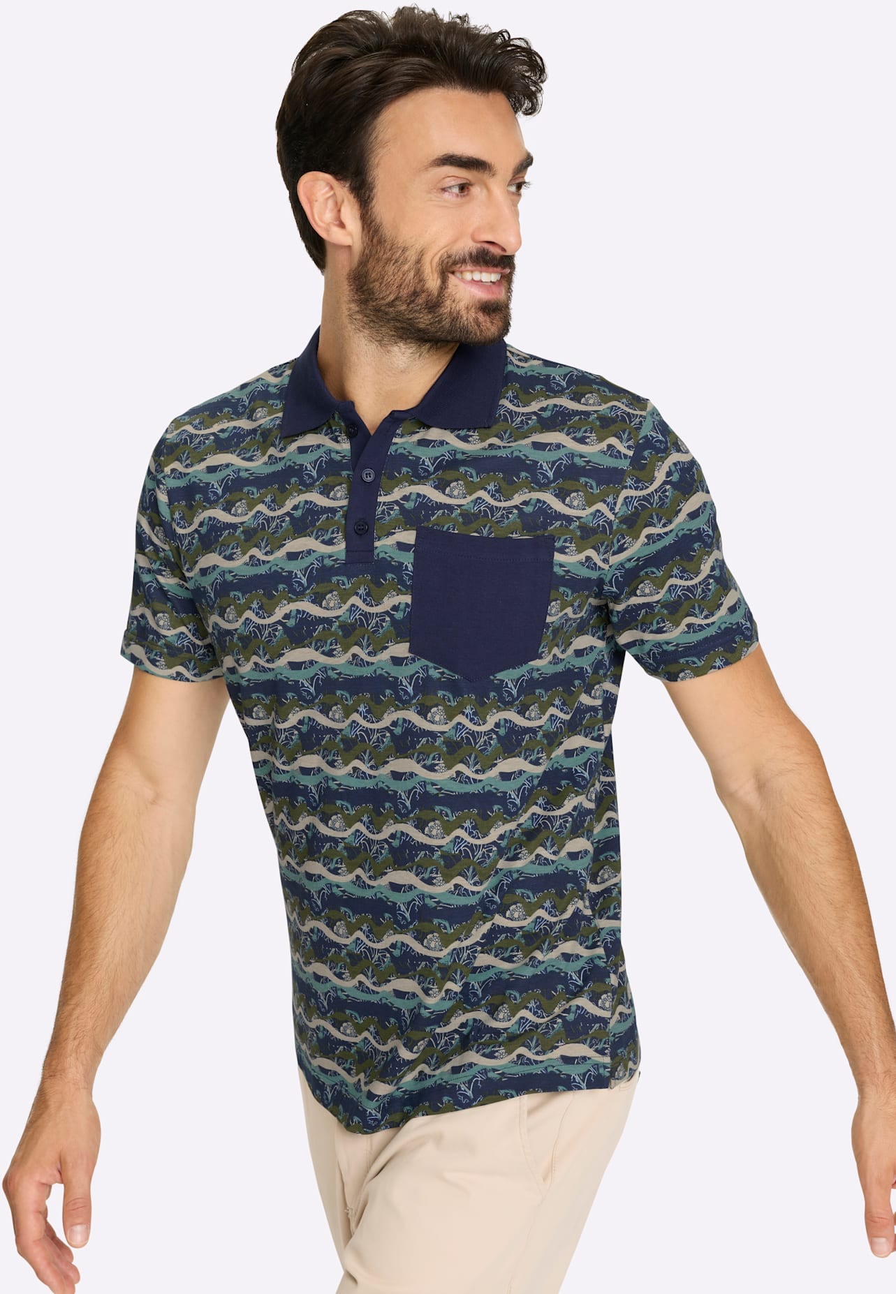 Marco Donati T-shirt à manches courtes »Kurzarm-Poloshirt«, 1 pièces
