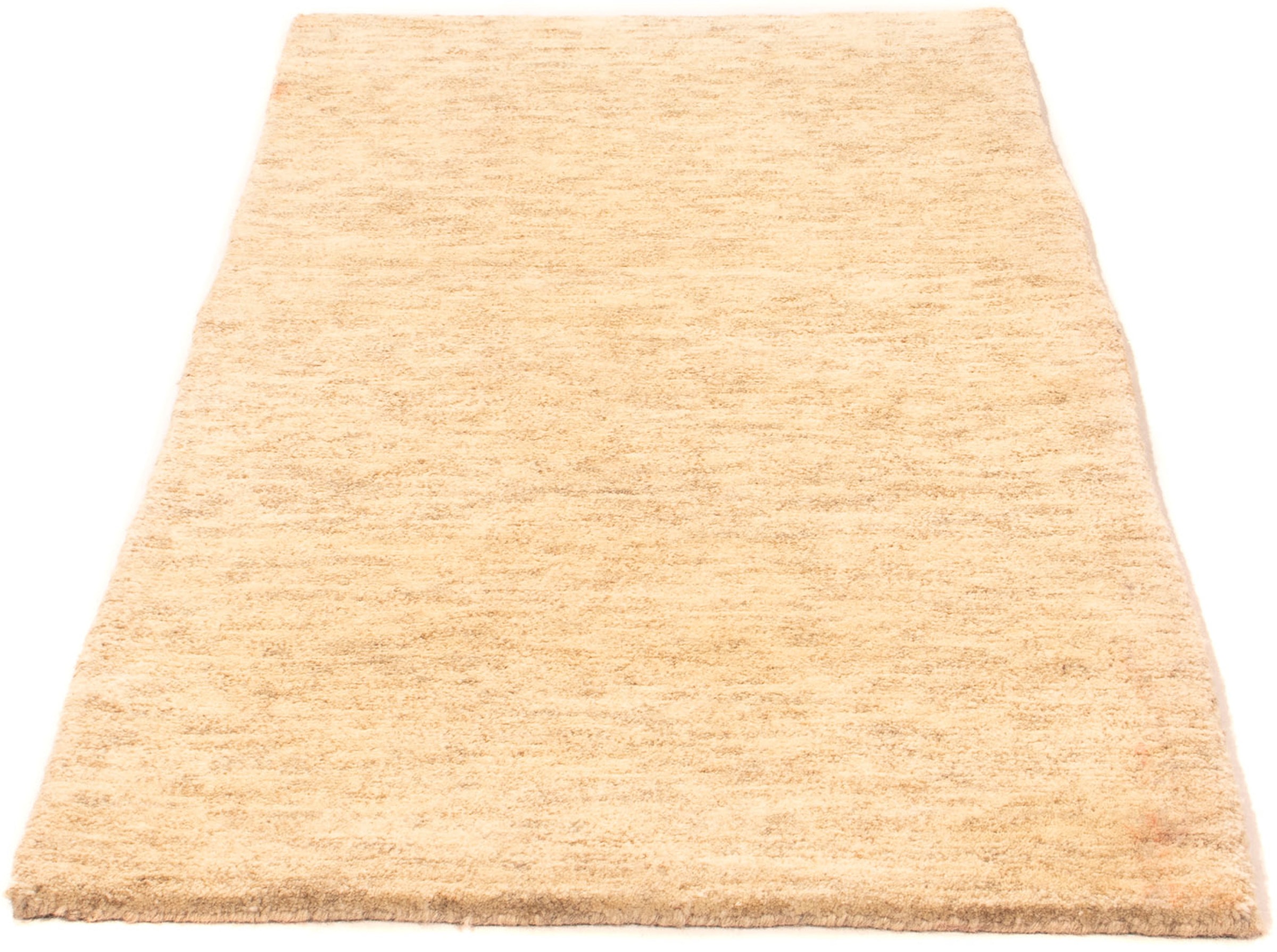 Wollteppich »Nepal - 140 x 70 cm - beige«, rechteckig, 18 mm Höhe, Wohnzimmer,...