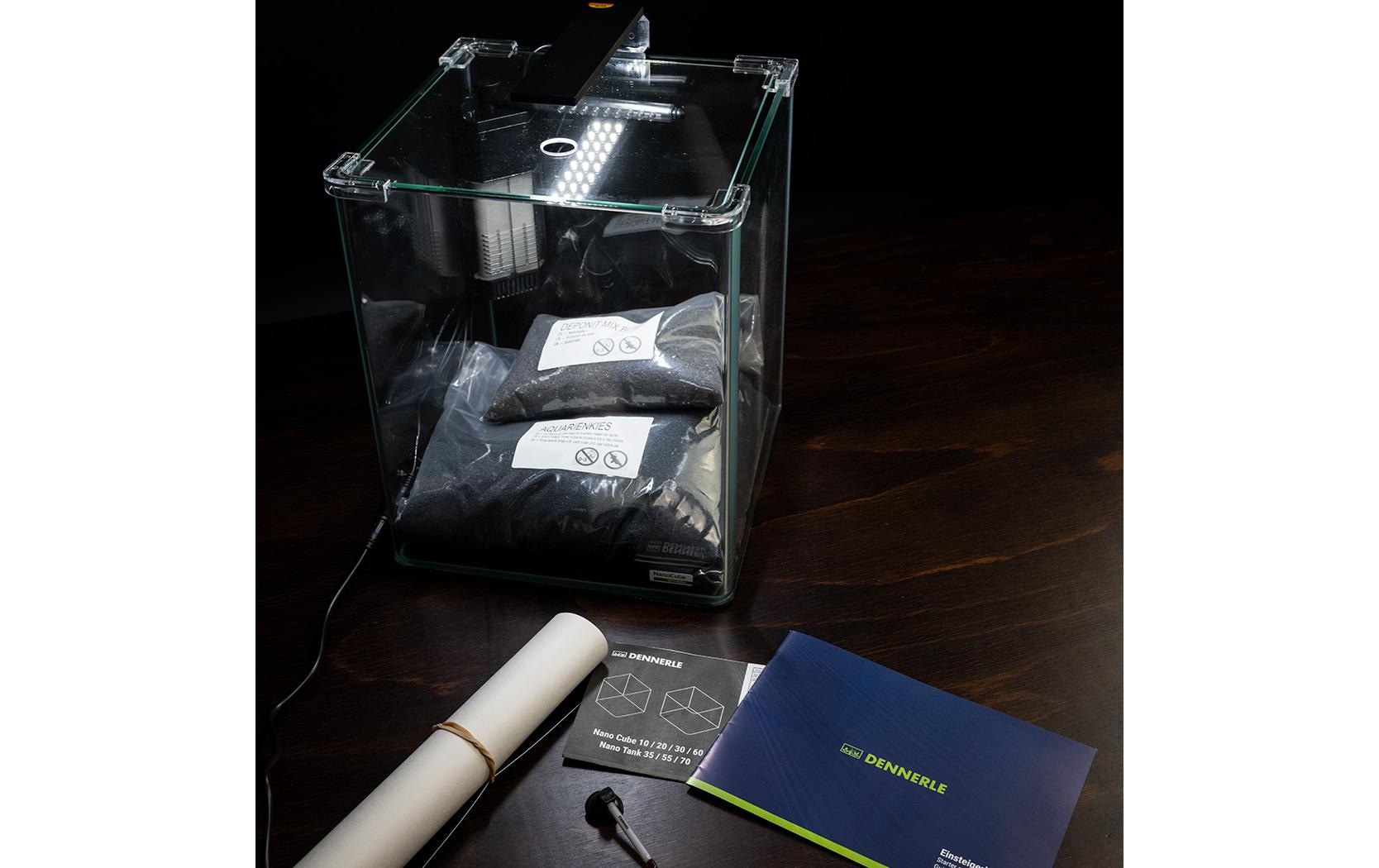 DENNERLE Aquarien-Set »Nano Cube Complete, 20 l« Mini Aquarium Komplettset