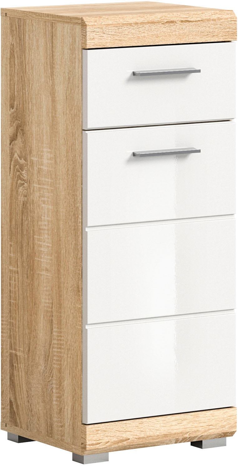 INOSIGN Unterschrank »Siena«, (1 St.), Badmöbel Badschrank, 1 Tür, 1 Schubkasten, Breite 37 cm