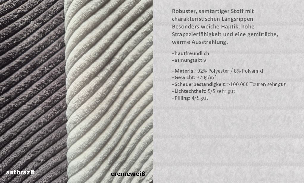 hapo Boxspringbett »Hana, in verschiedenen Breiten und Härtegraden erhältlich« Bett mit samtartigem Stoff bezogen, inkl. Topper