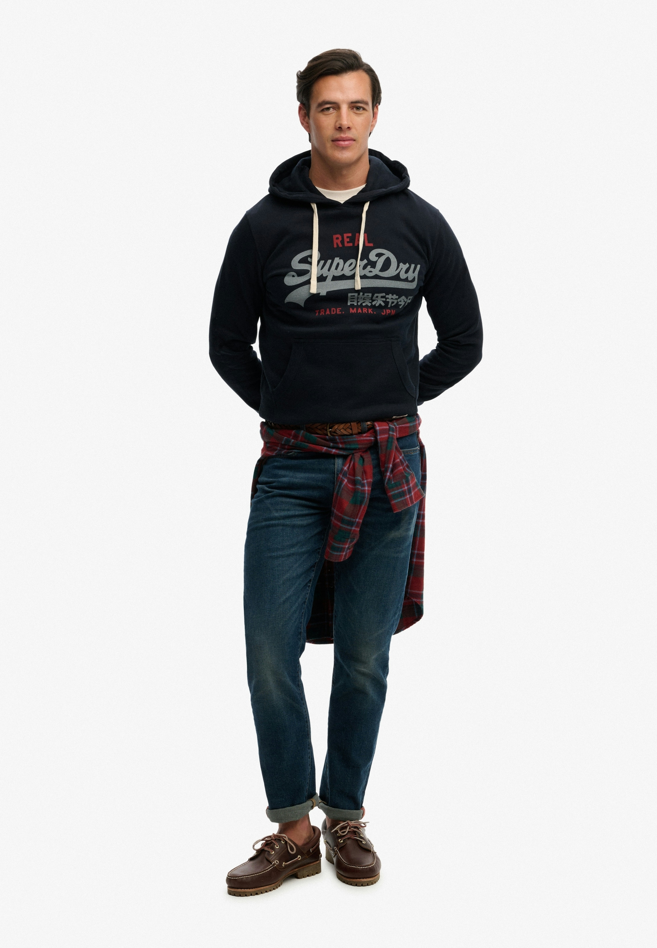 Superdry Sweat à capuche »VL CLASSIC HOOD«, avec imprimé logo vintage classique
