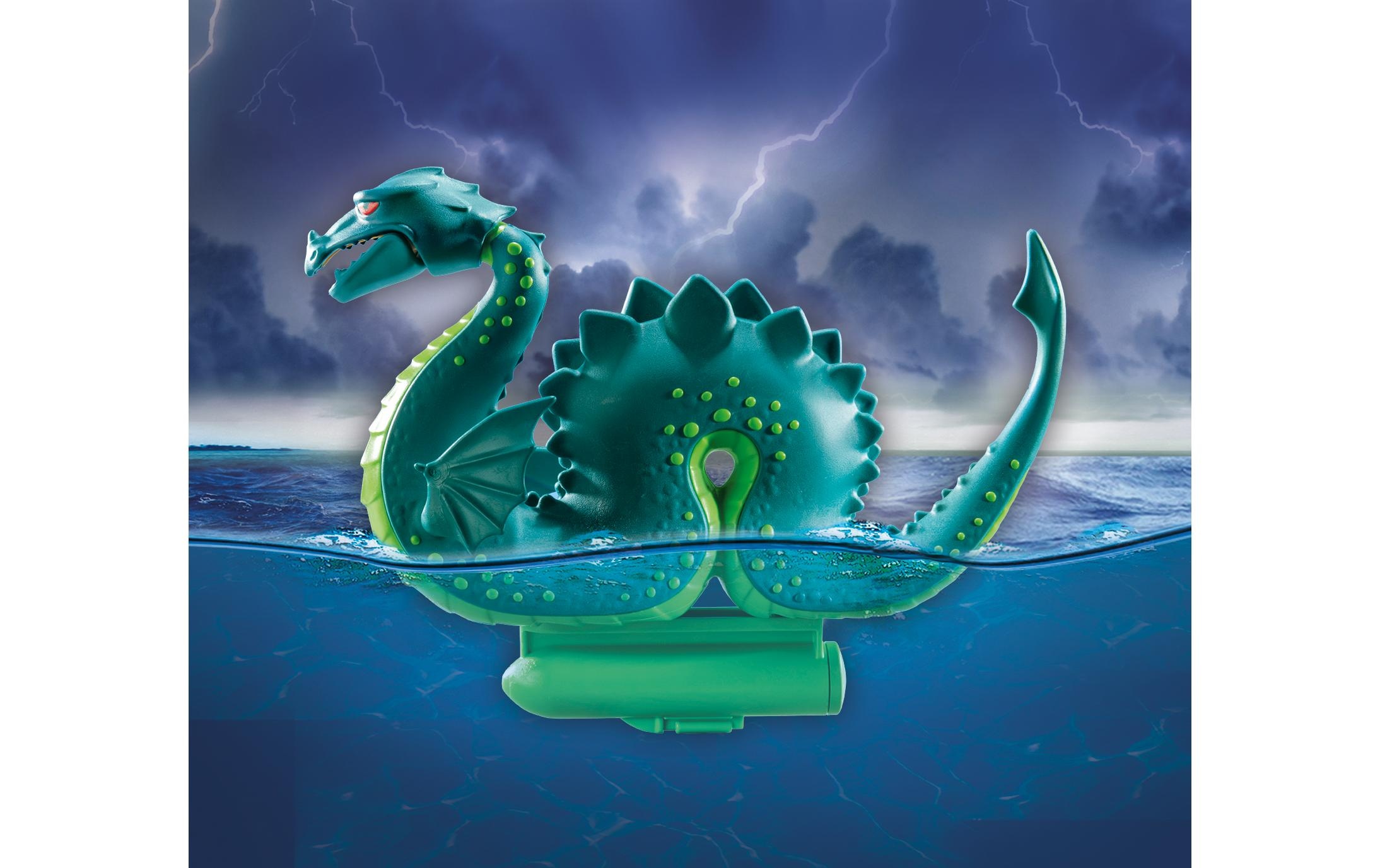 Playmobil® Spielbausteine »History Wikinger mit Seeungeheuer 71830«, (40 St.)