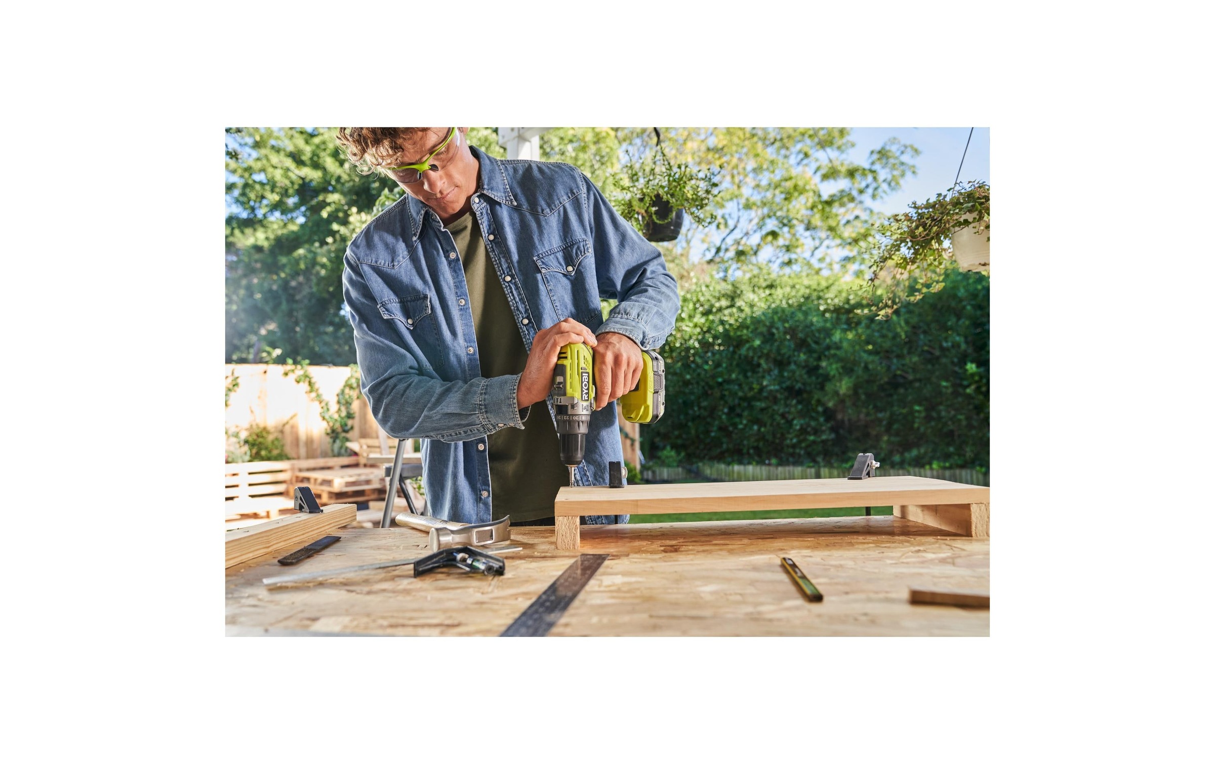 Akku-Schlagbohrschrauber »RYOBI R18PD7-0, Solo, 18 V, 50 Nm«