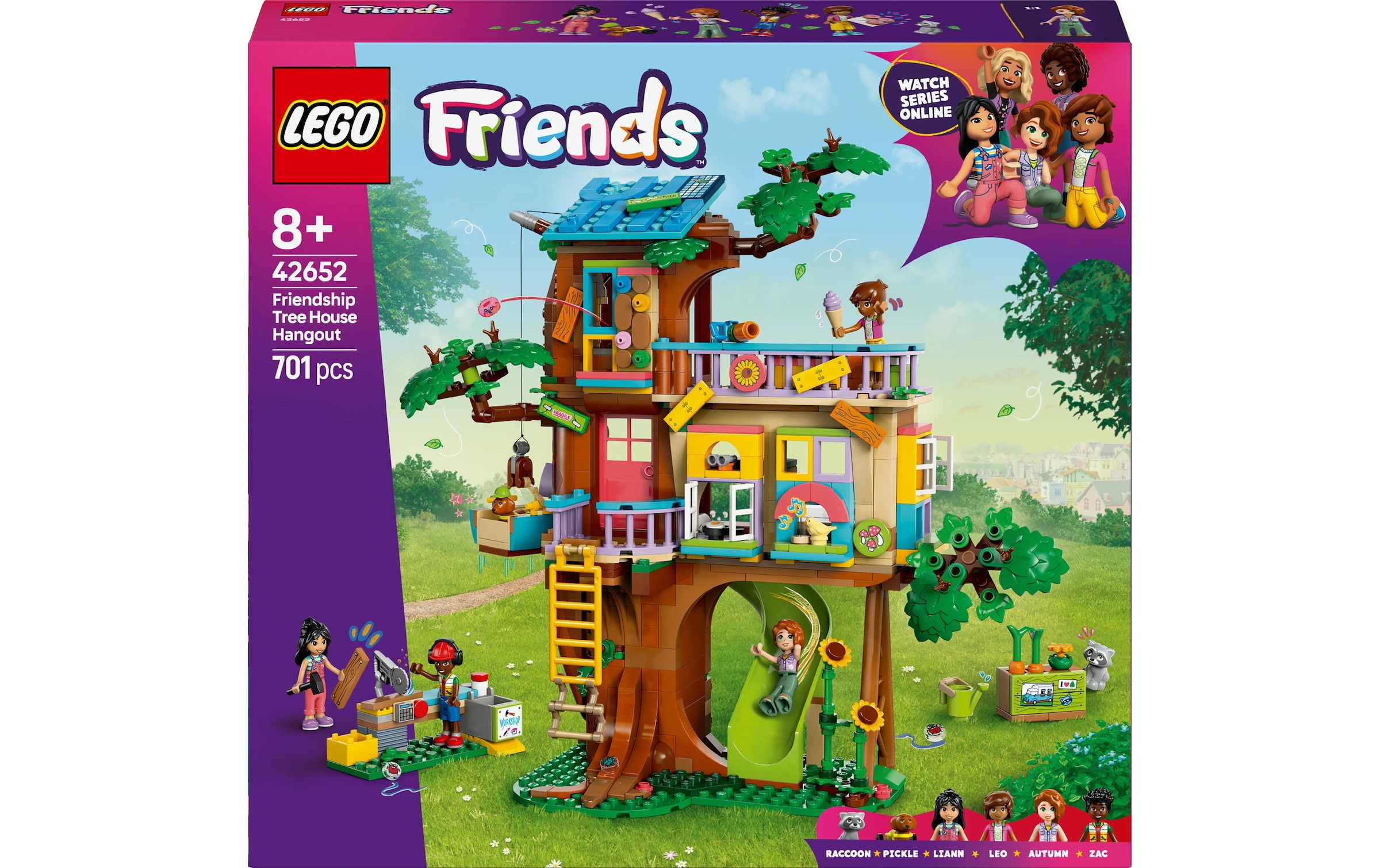 LEGO® Spielbausteine »Friends Baumhaus 42652«, (701 St.)