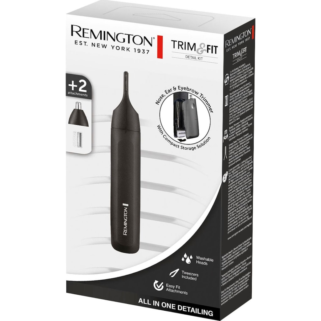Remington Elektrogesichtshaarentferner »Trim & Fit Detail Kit NE8000«, 2 St. Aufsätze