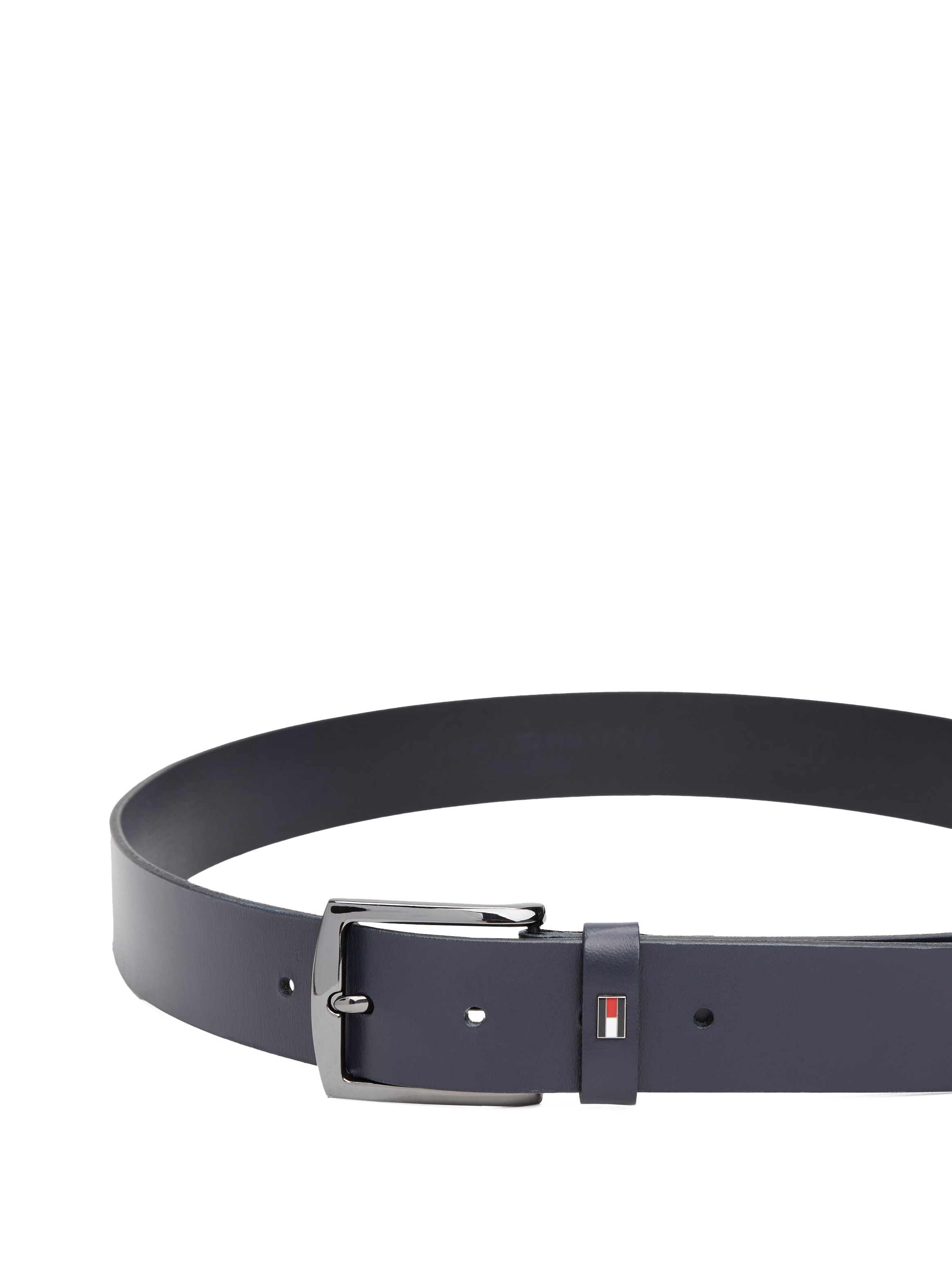 Tommy Hilfiger Ledergürtel »DENTON 3.5 EXT«, Einfachdornschliesse, Metalllogo
