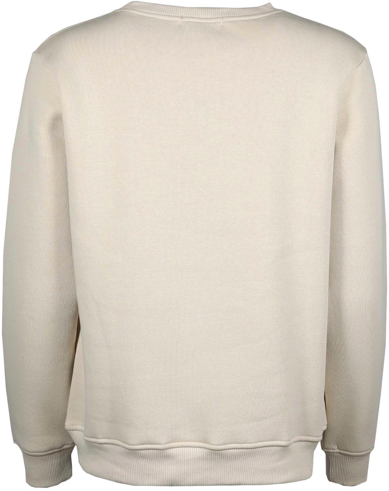 Zwillingsherz Sweatshirt, mit "Wild at Heart"-Aufdruck in Leo-Optik und gestickten Details