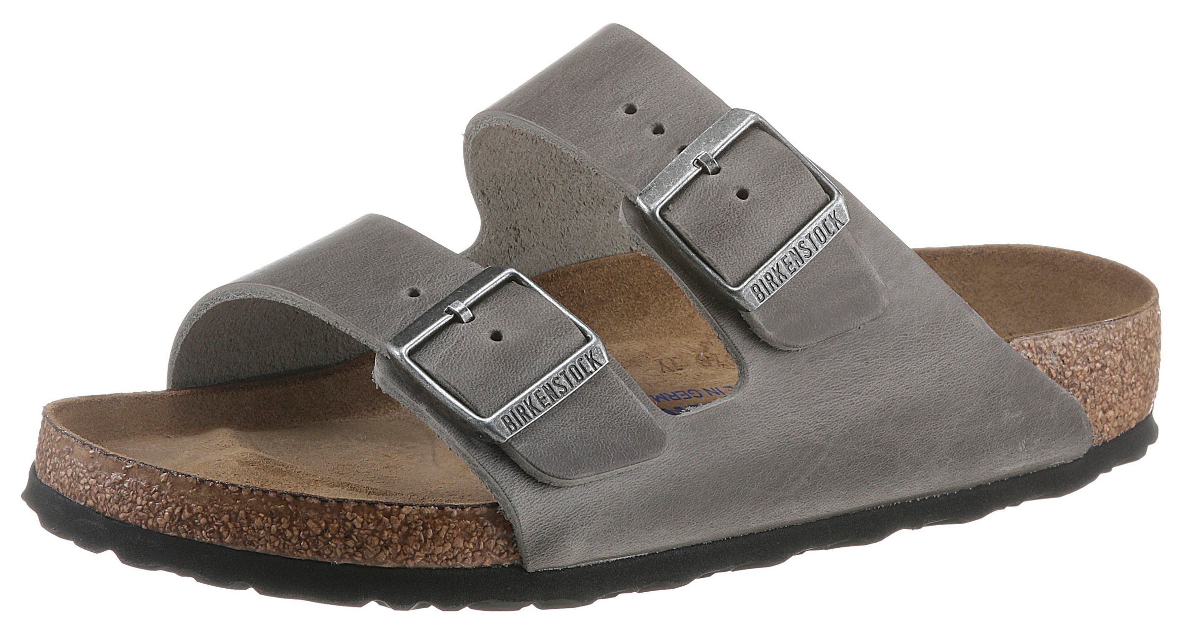 Image of Birkenstock Pantolette »Arizona oiled SFB«, Zweischnaller aus Leder bei Ackermann Versand Schweiz