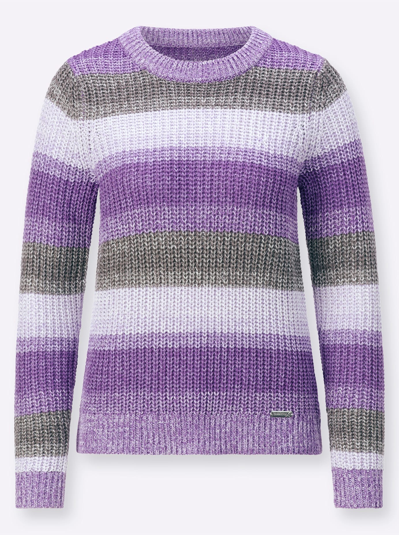 Casual Looks Rundhalspullover »Langarm-Pullover«