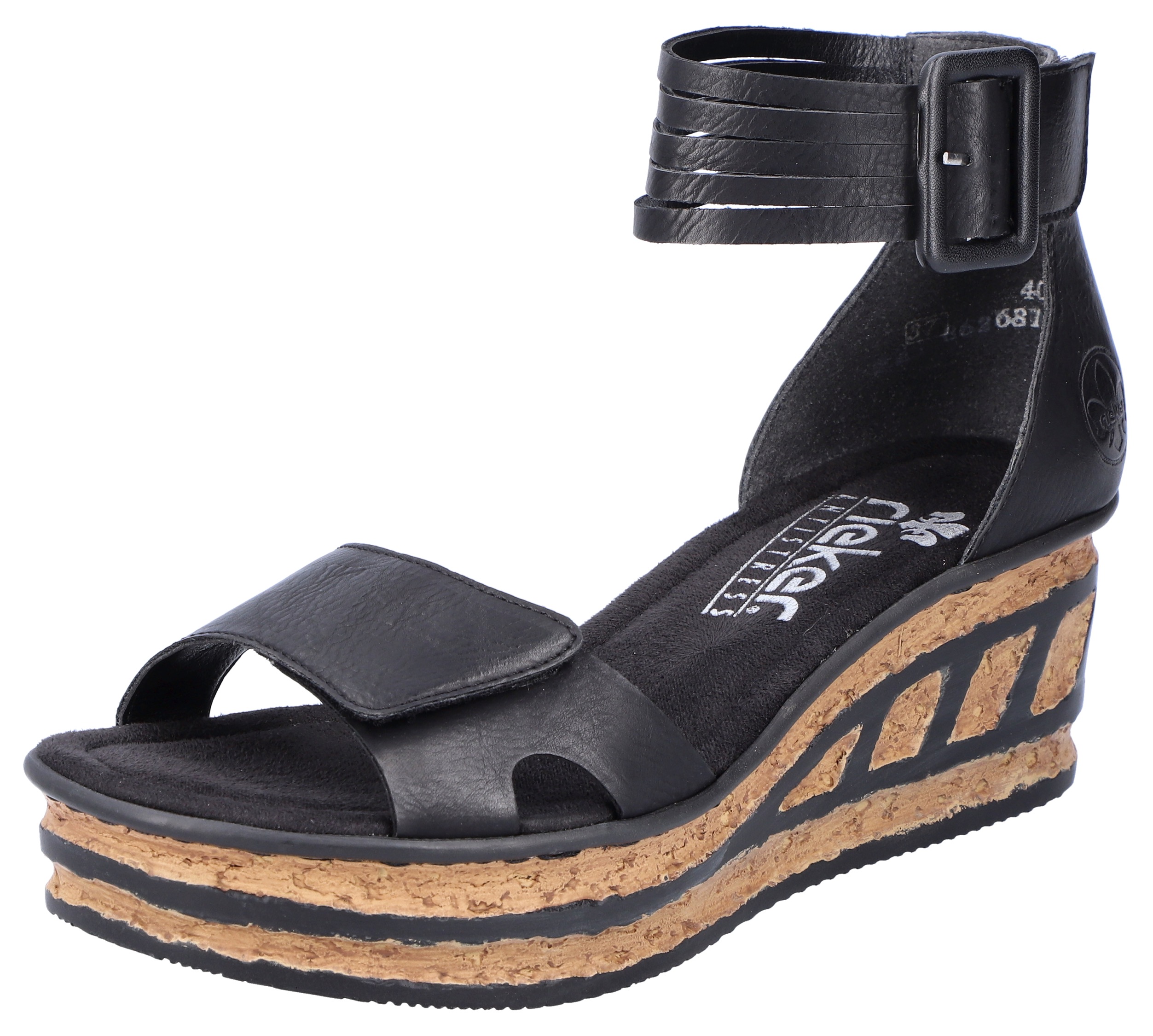 Sandalette, mit trendiger Laufsohle in Kork-Optik