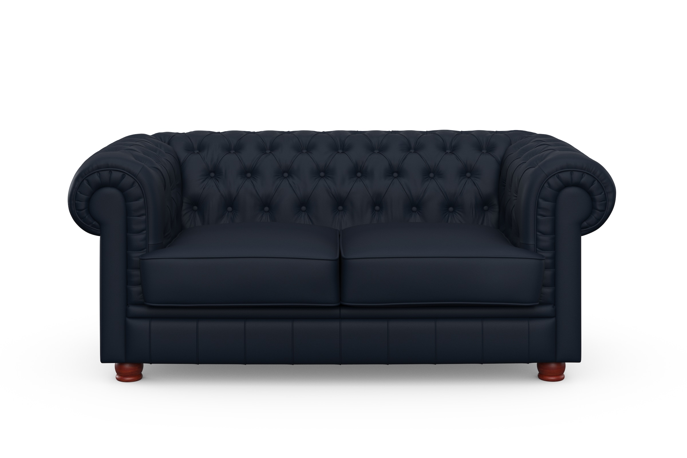 Max Winzer® Chesterfield-Sofa »Kent 2-Sitzer, edel und bequem, hochwertige Detailverarbeitung«, mit aufwendiger Knopfheftung, komfortable Armlehne, Breite 175 cm