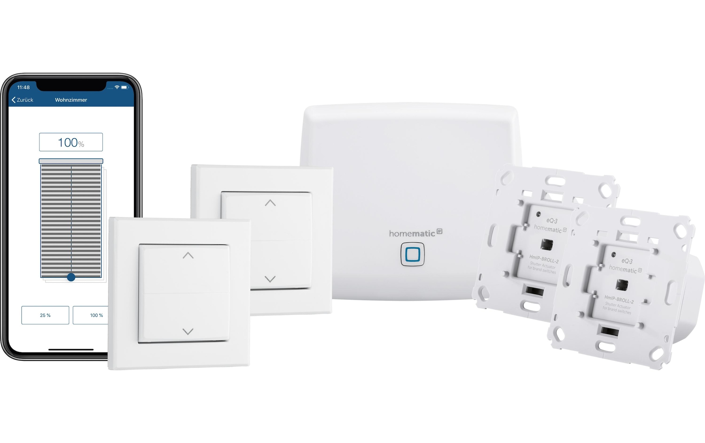 Homematic IP Smart-Home Starter-Set »Home Starter Set Beschattung«