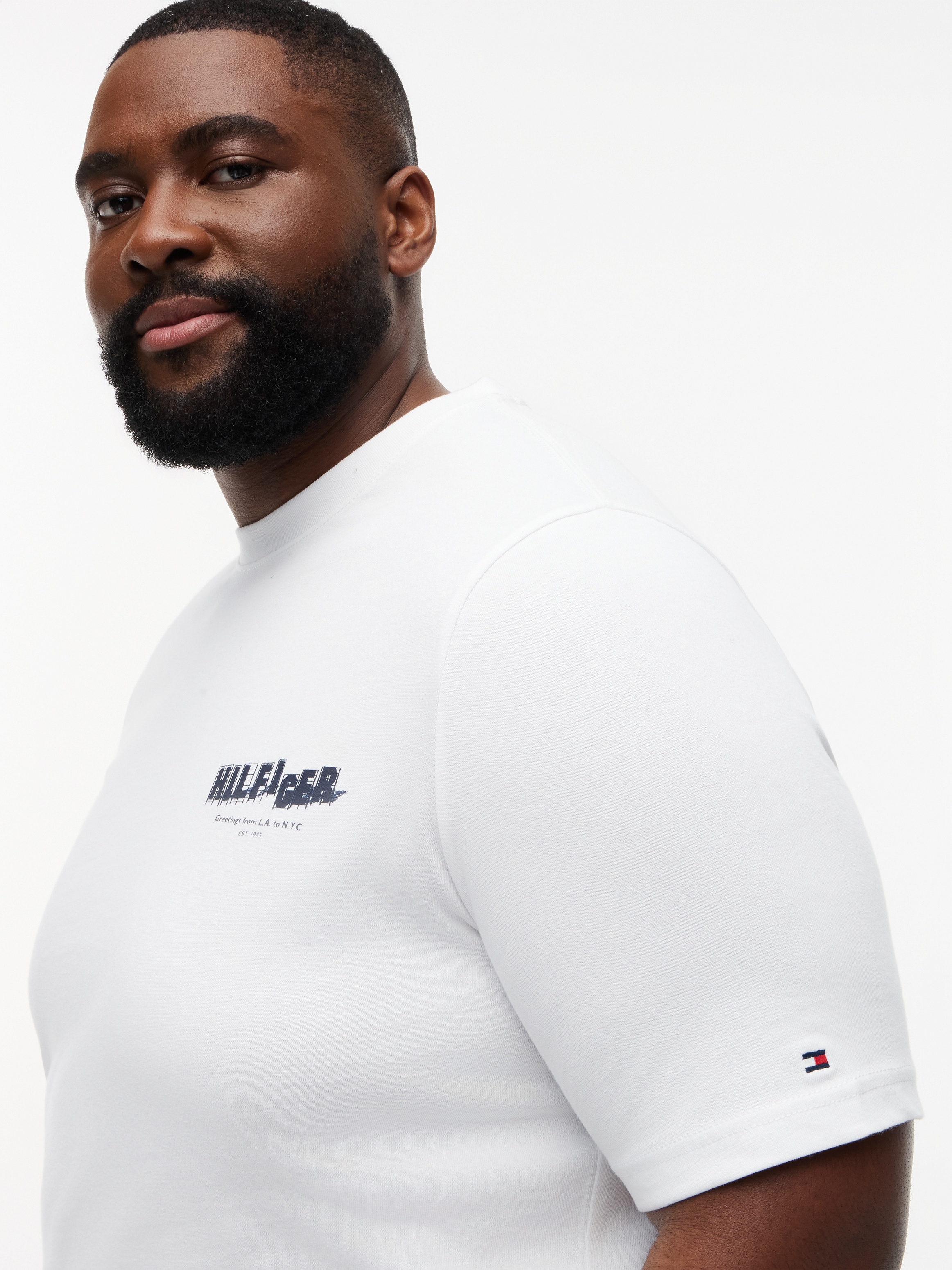 Tommy Hilfiger Big & Tall T-Shirt »BT-PHOTO PRINT HILFIGER« mit grossem Rückenprint