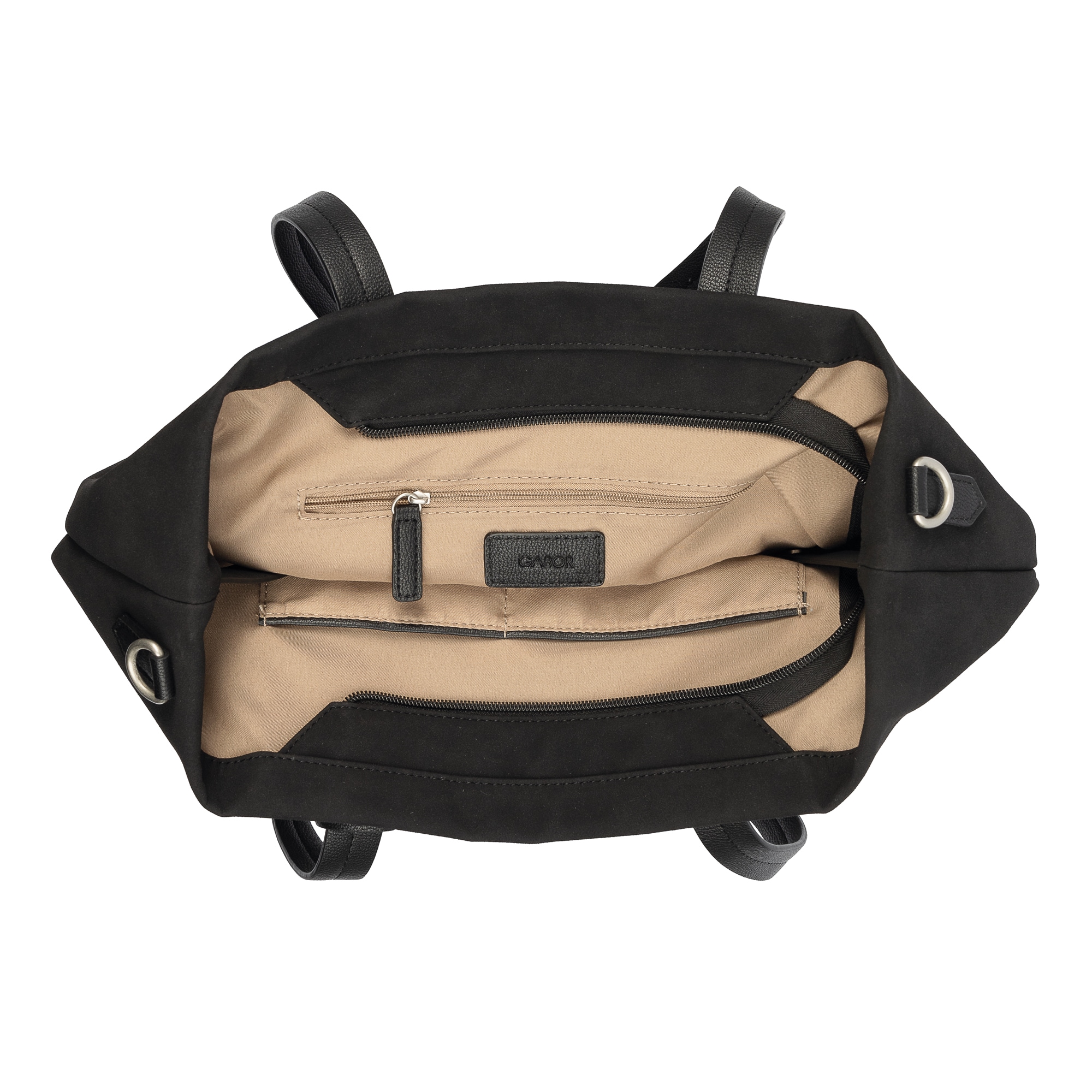 Gabor Shopper »Cira« Damen Umhängetasche mit Logoanhäner