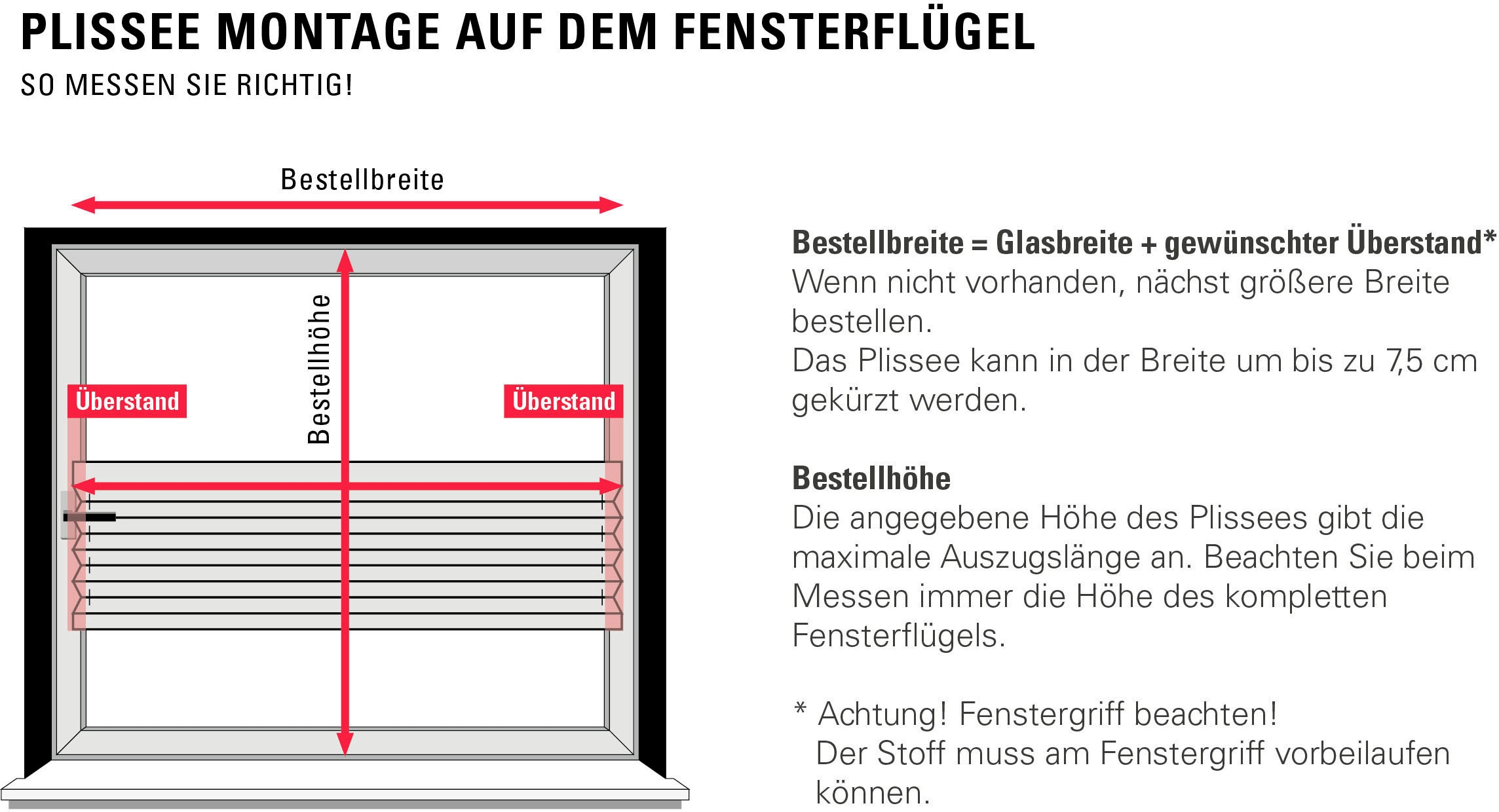 GARDINIA Plissee »EASYFIX Plissee mit 2 Bedienschienen«, Lichtschutz, ohne Bohren, verspannt, in der Breite kürzbar