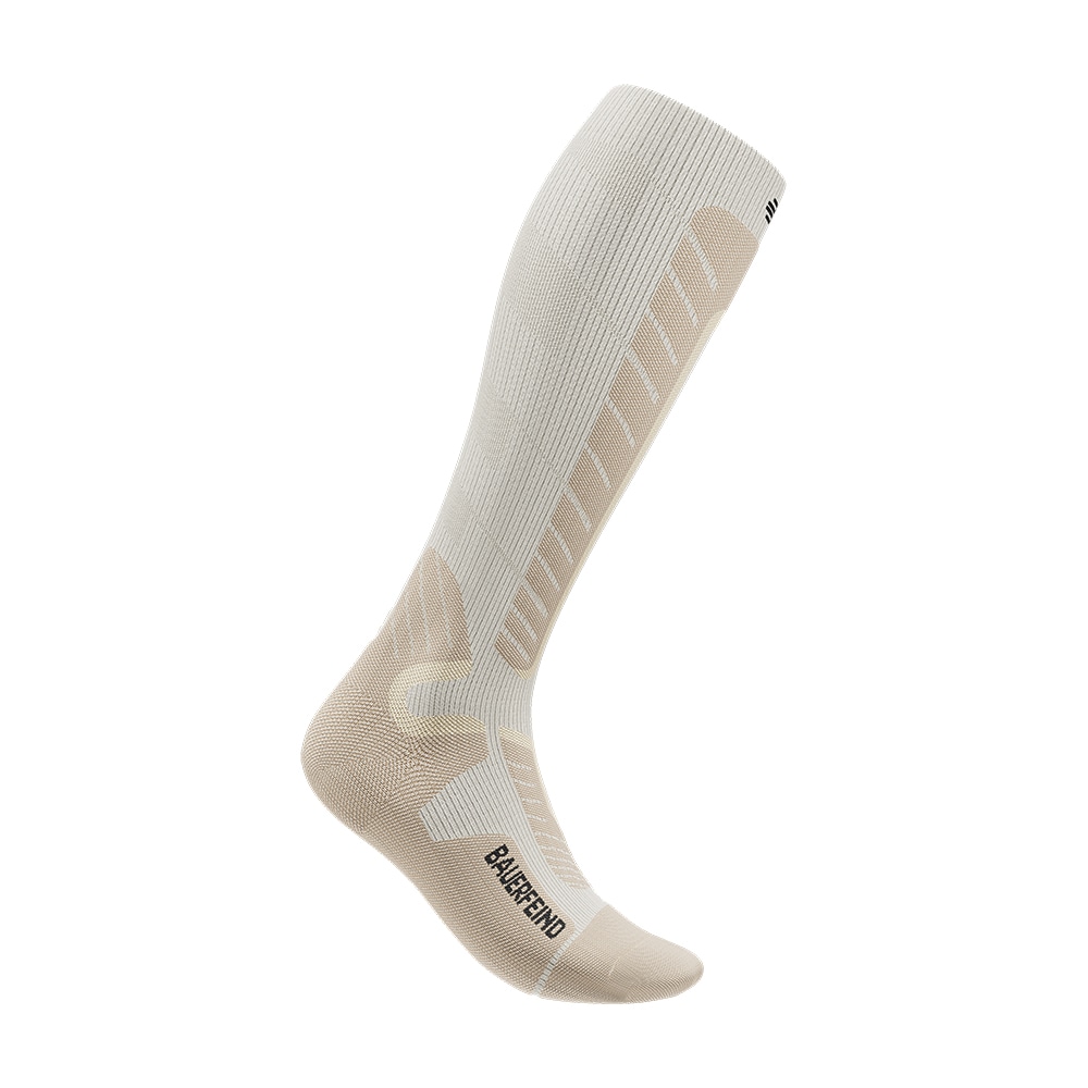 Image of Bauerfeind Sportsocken "SKI ALPINE COMPRESSION SOCKS" für Alpinski und Snowboard, mit ausgesparten Polsterzonen
