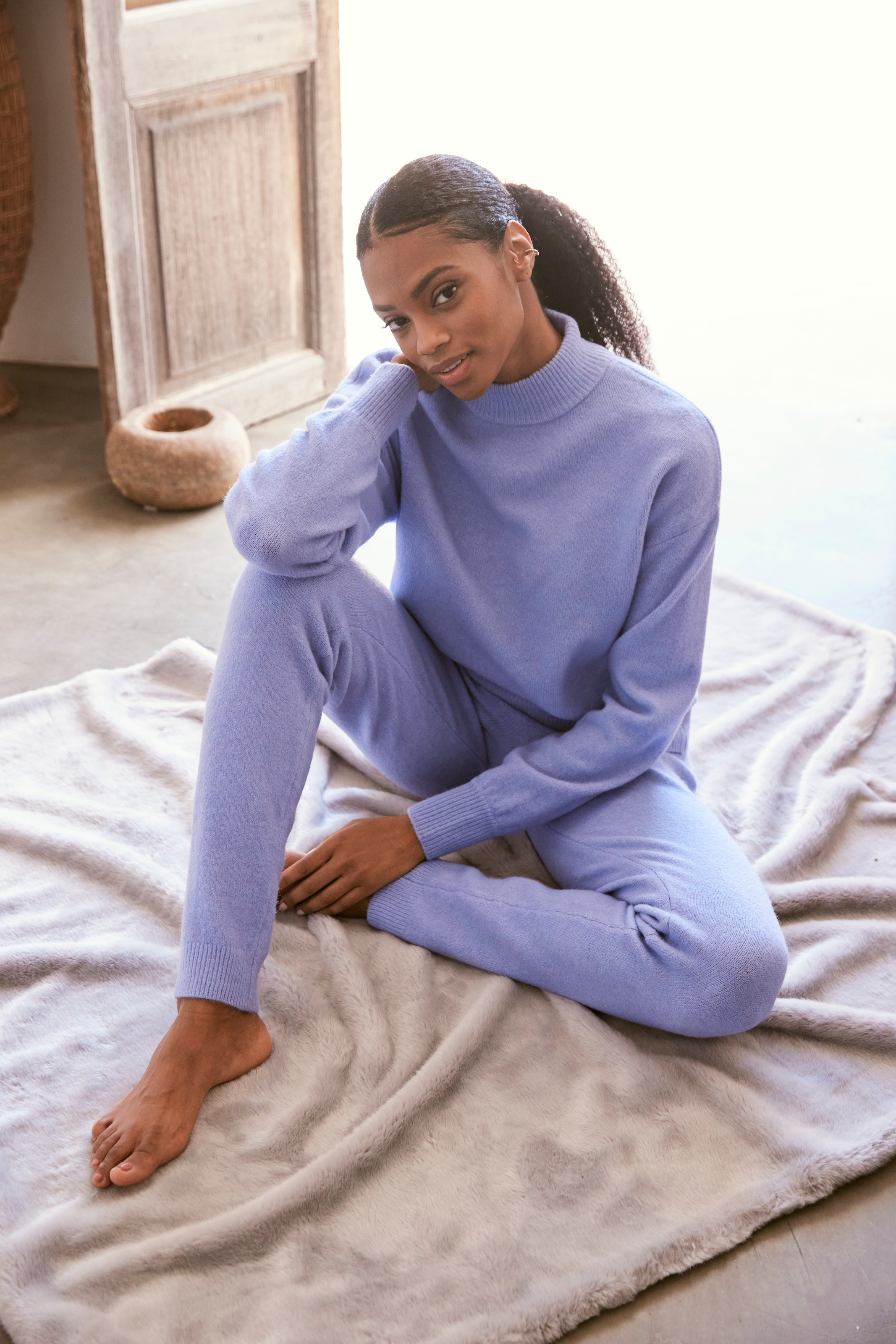 LASCANA Strickhose, aus weichem Strick, Loungewear