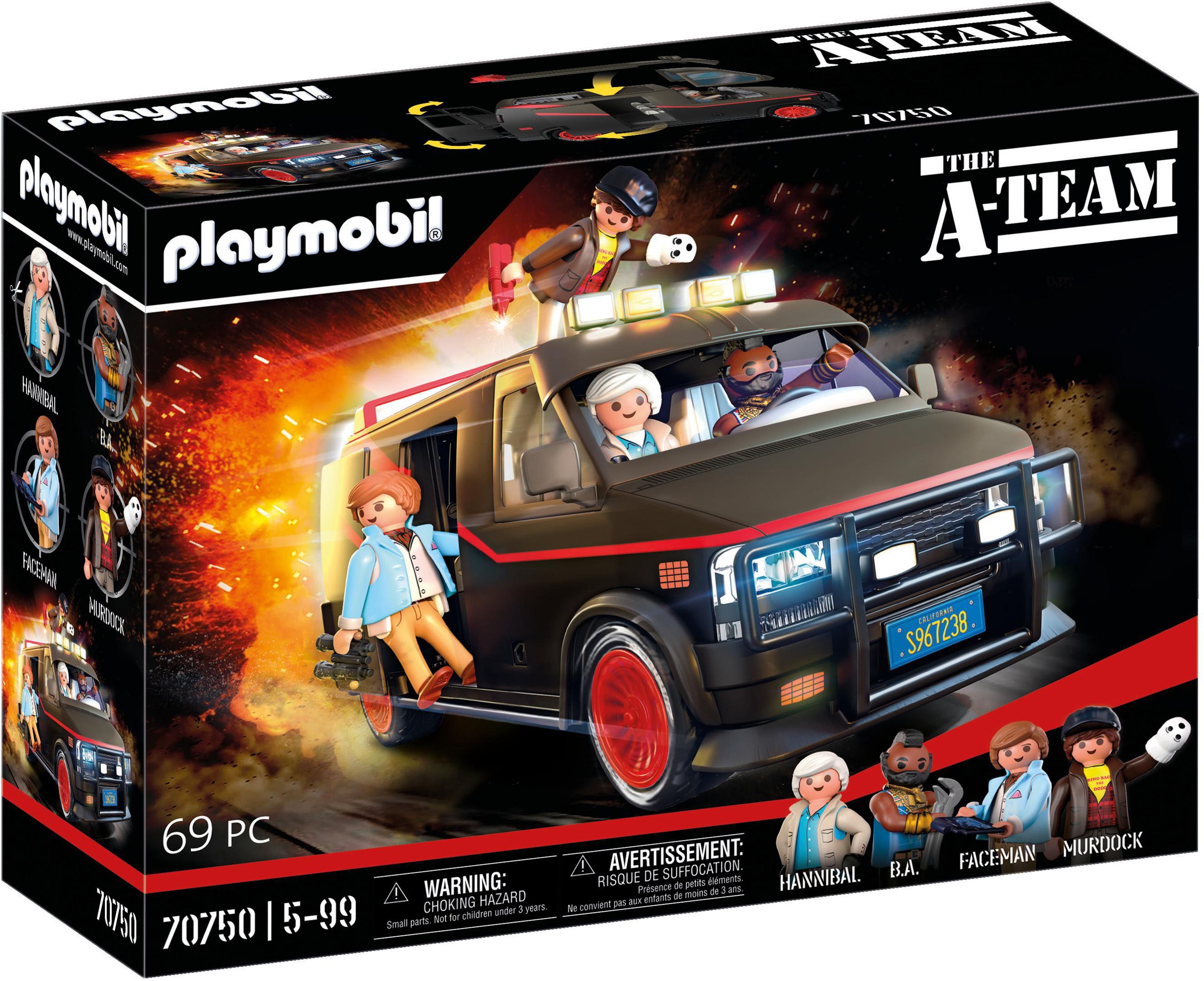 Image of Playmobil® Konstruktions-Spielset »A-Team Van (70750)«, (69 St.), Made in Europe bei Ackermann Versand Schweiz