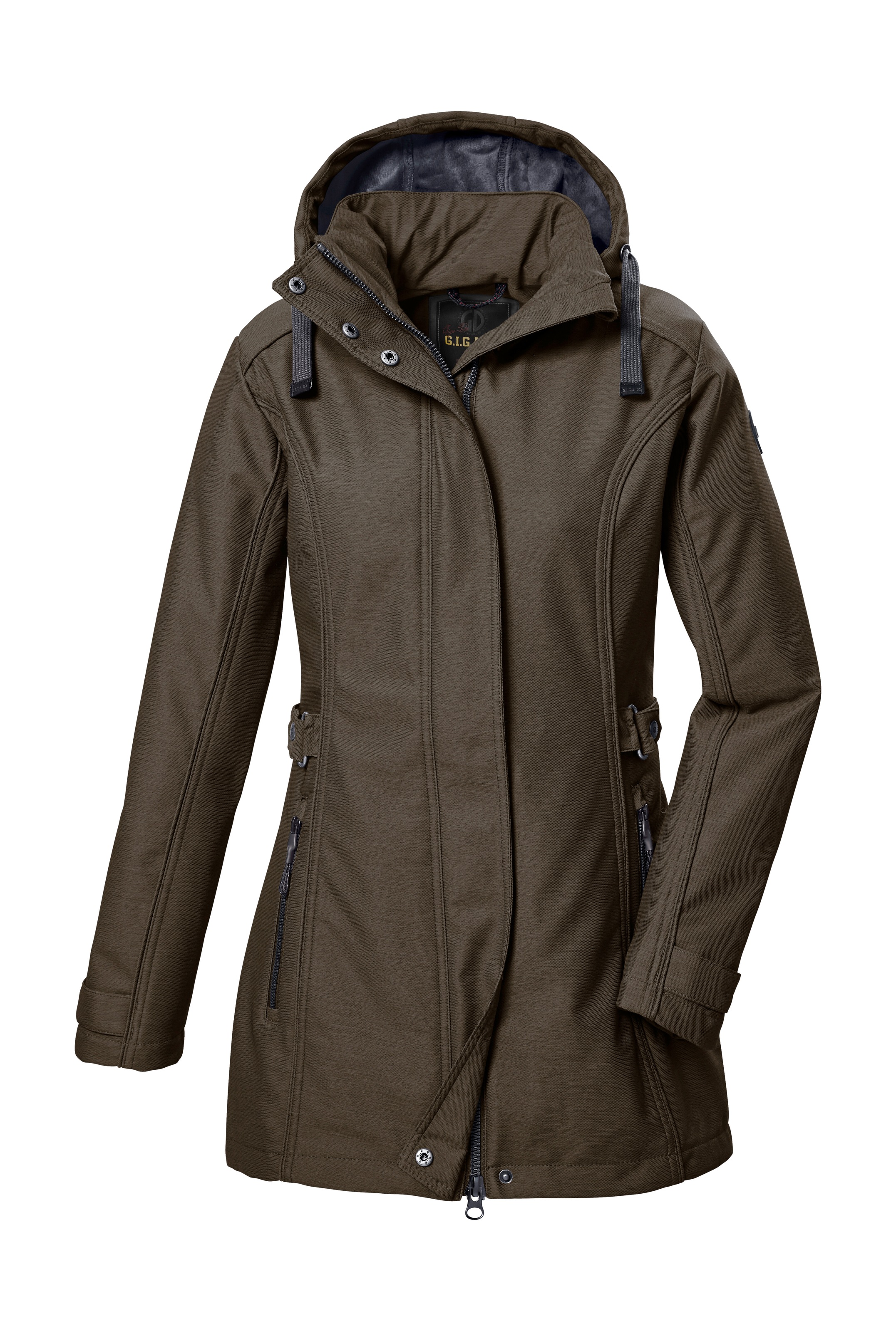 Image of G.I.G.A. DX by killtec Softshellparka "GW 22 WMN SFTSHLL PRK" Softshell Parka, 8.000 mm wasserdicht, atmungsaktiv, abzippbare Kapuze