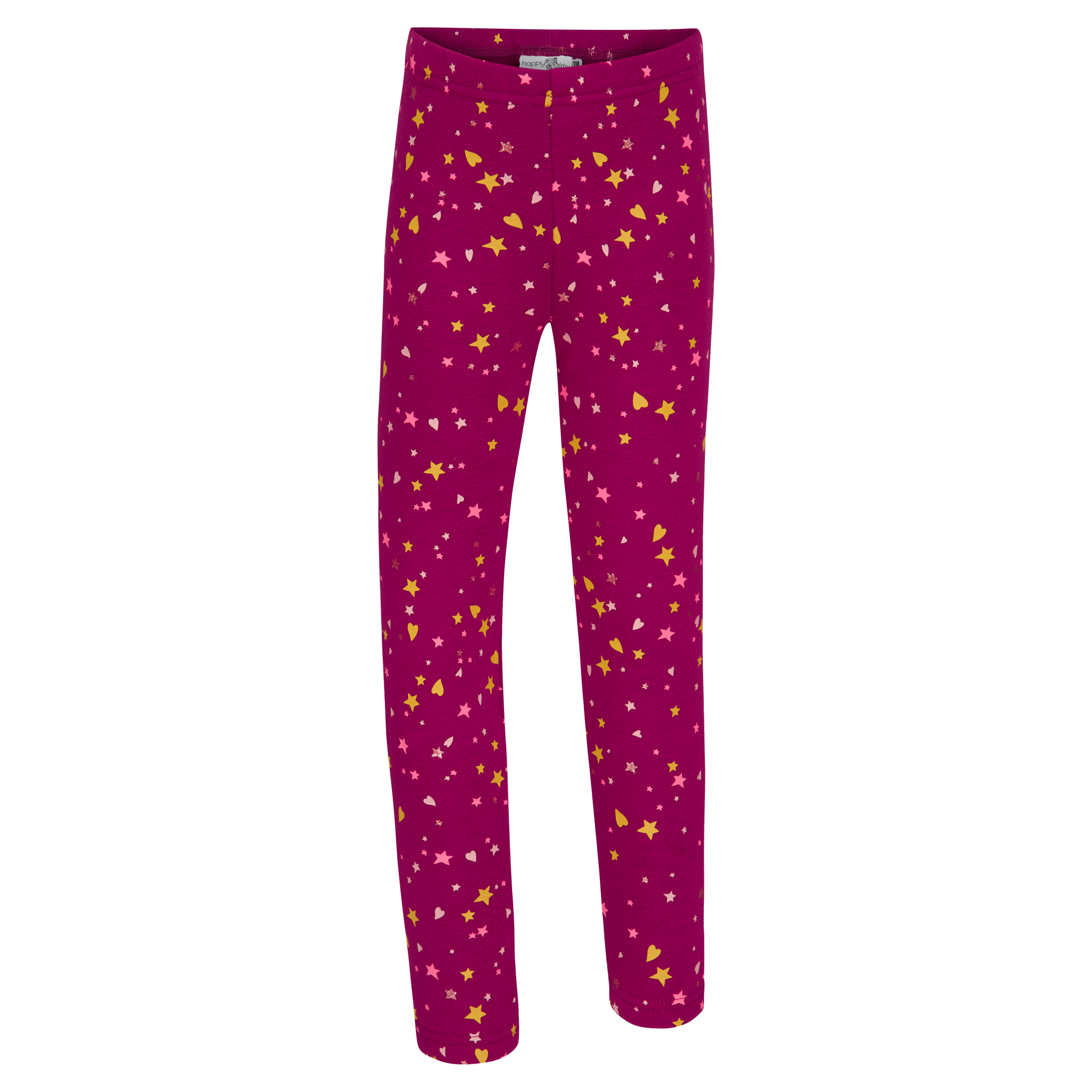 happy girls Sweatleggings im tollen Sternen-Herzen-Alloverprint