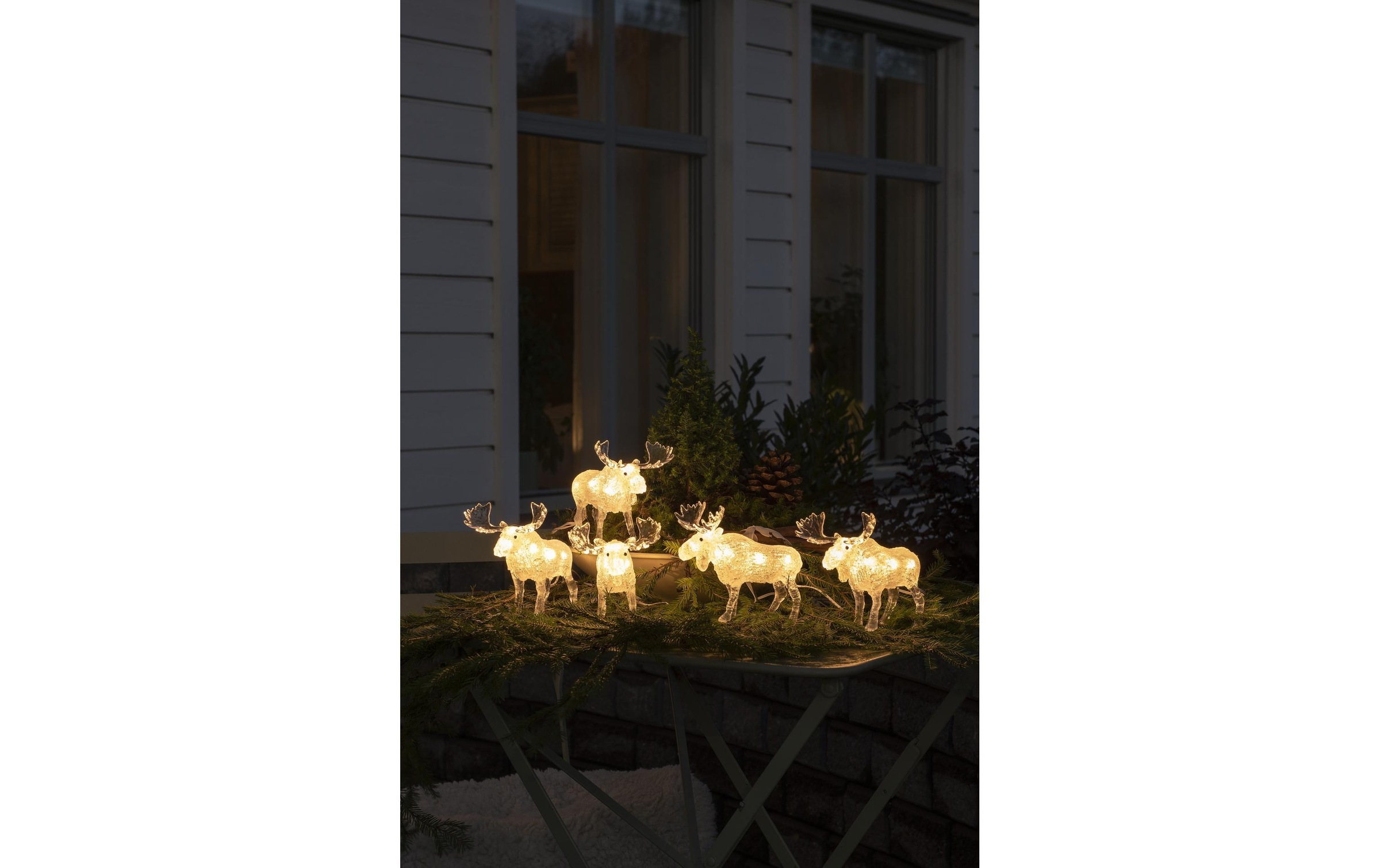 KONSTSMIDE LED Dekolicht »LED-Figur Acryl Elch, 5e«