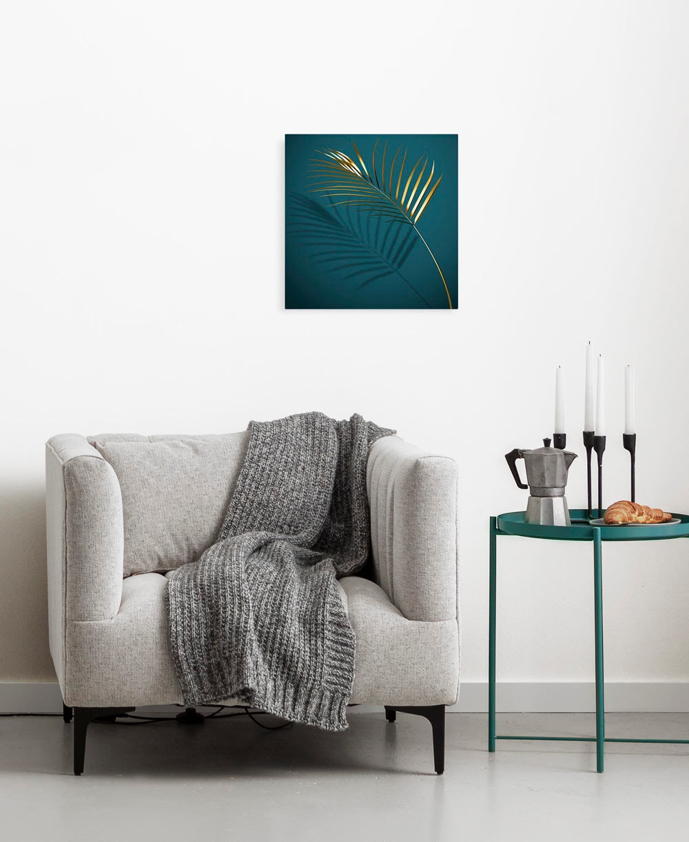 Image of Komar Leinwandbild "Casino Nights - Grösse 30 x 30 cm" Natur 1 Stk. tlg. Keilrahmenbild mi Echtholzrahmen