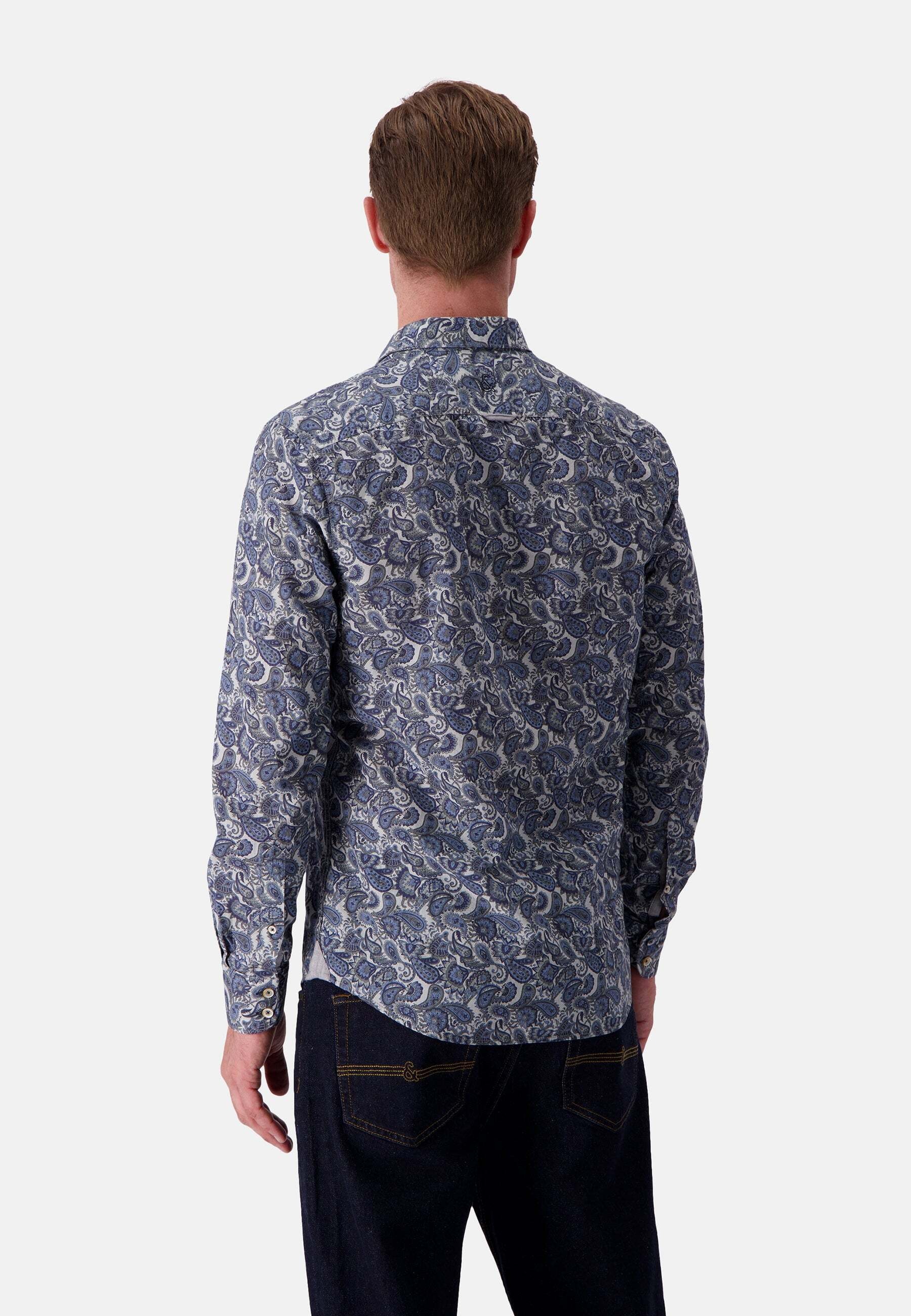 colours & sons Langarmhemd »colours & sons Langarmhemd Shirt Printed«