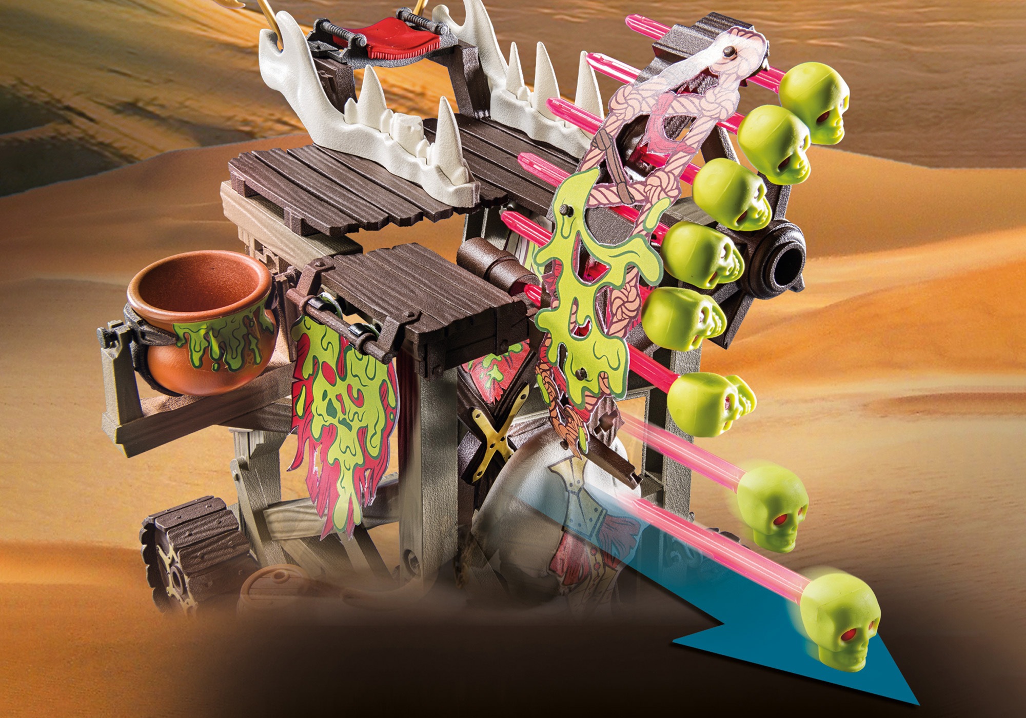 Playmobil® Konstruktions-Spielset »Sal'ahari Sands - Donnerthron (71025), Novelmore«, (92 St.), Made in Germany