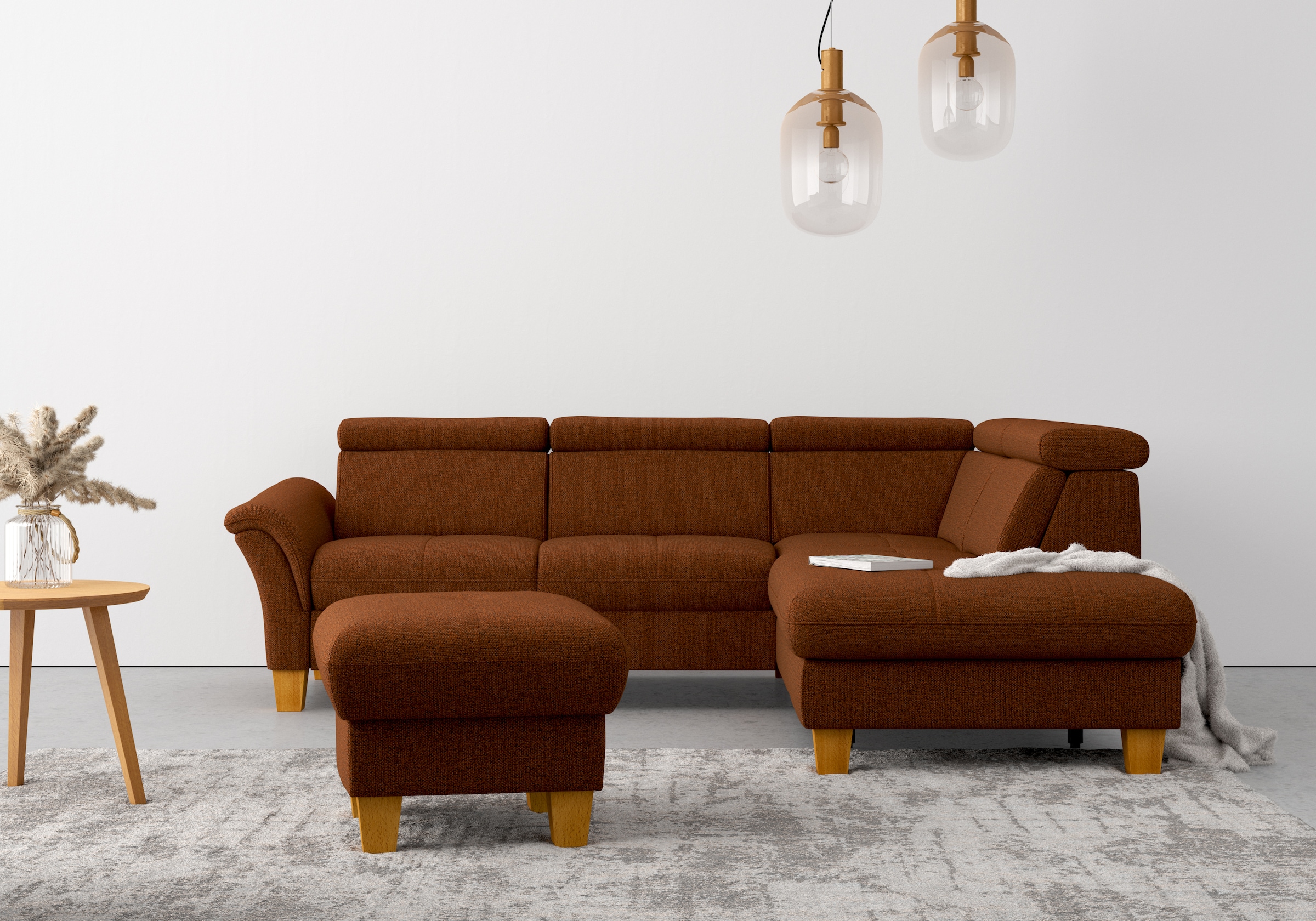 Image of Home affaire Ecksofa "Lindgren L-Form" wahlweise mit TV-Funktion, Stauraum und Kopfteilverstellung