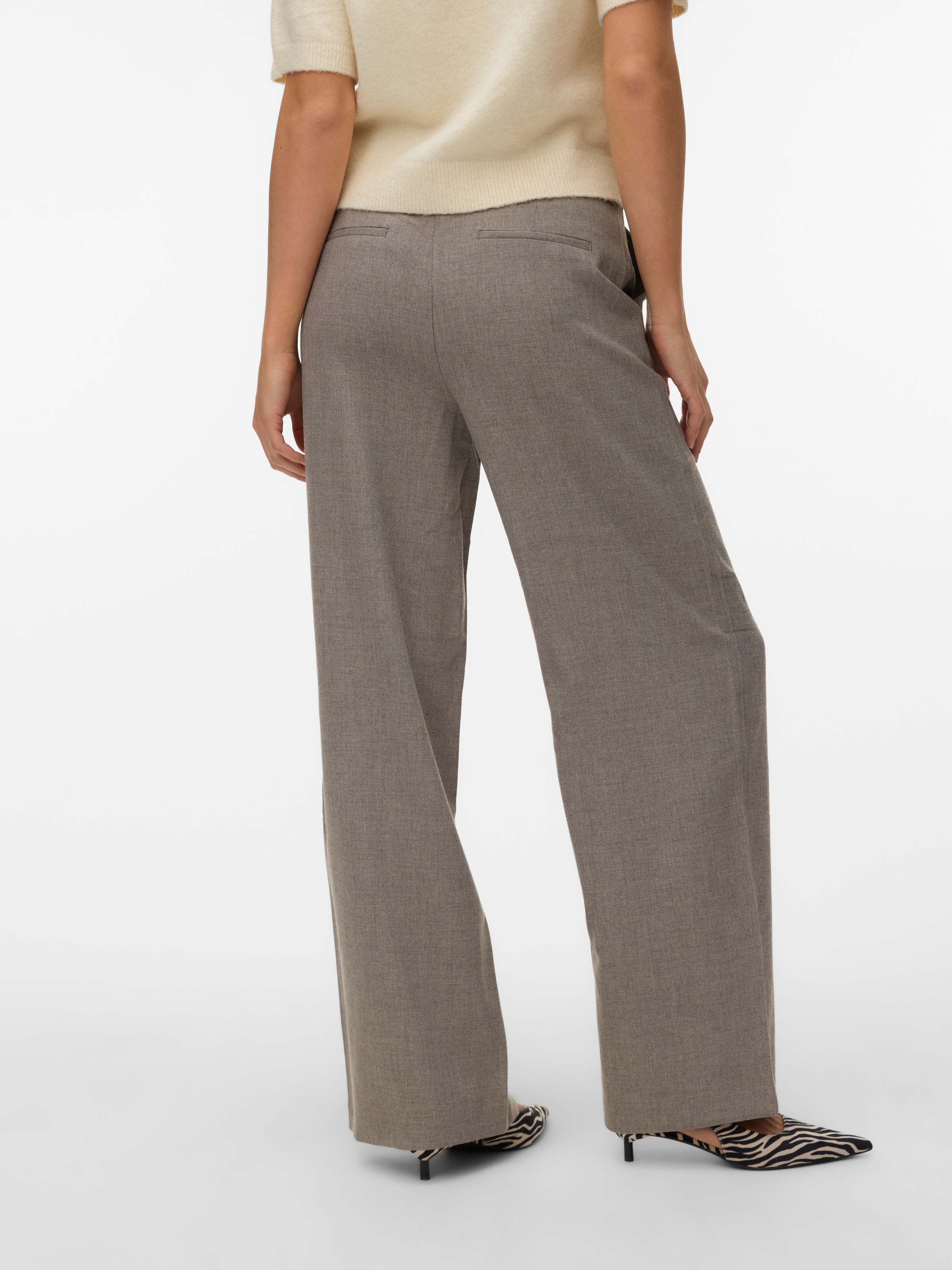 Vero Moda Anzughose »VMBESTIE HW WIDE PANT NOOS«  Materialmix