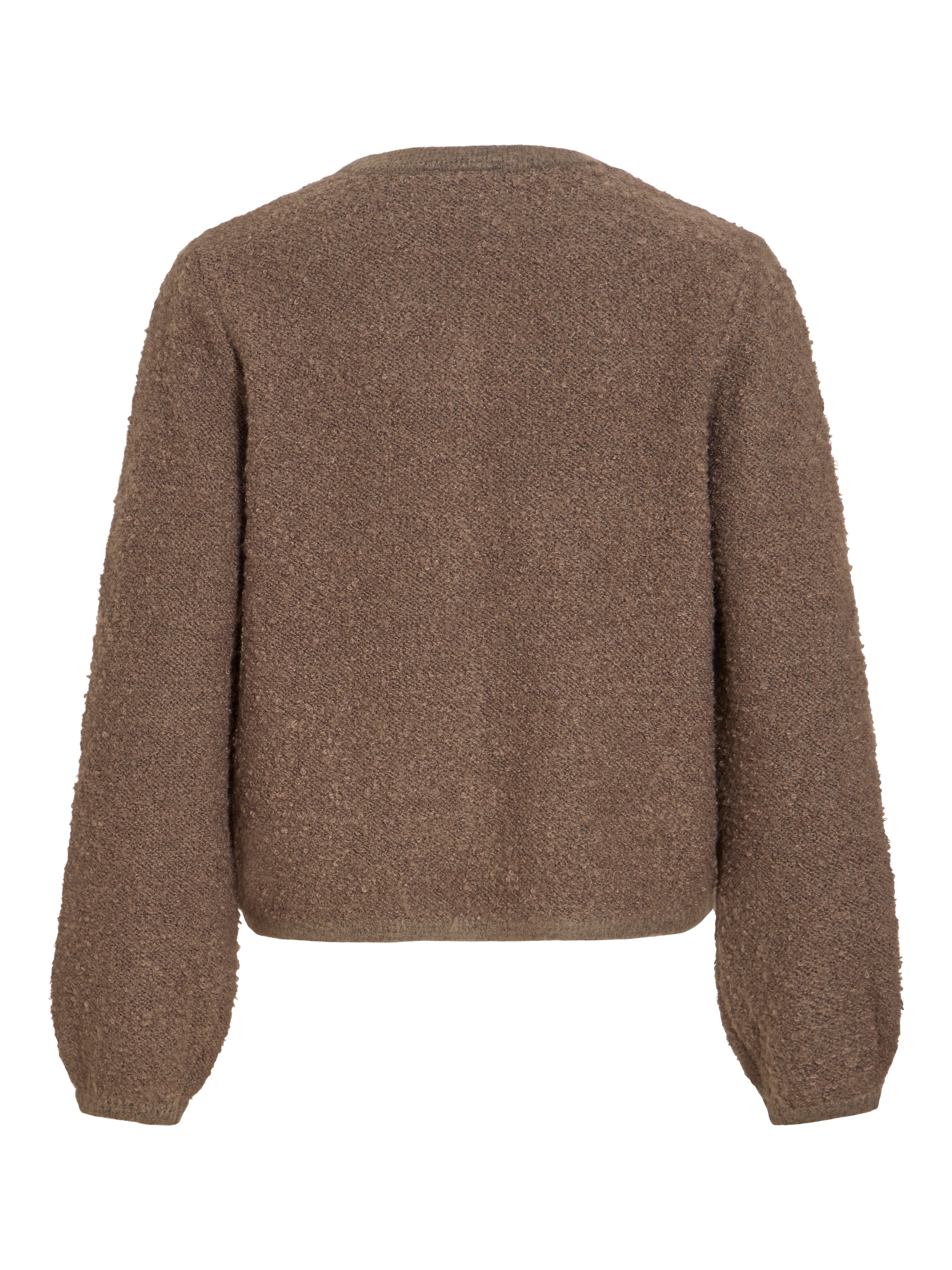 Vila Strickjacke »VIPIGGA O-NECK L/S KNIT JACKET NOOS« Materialmix