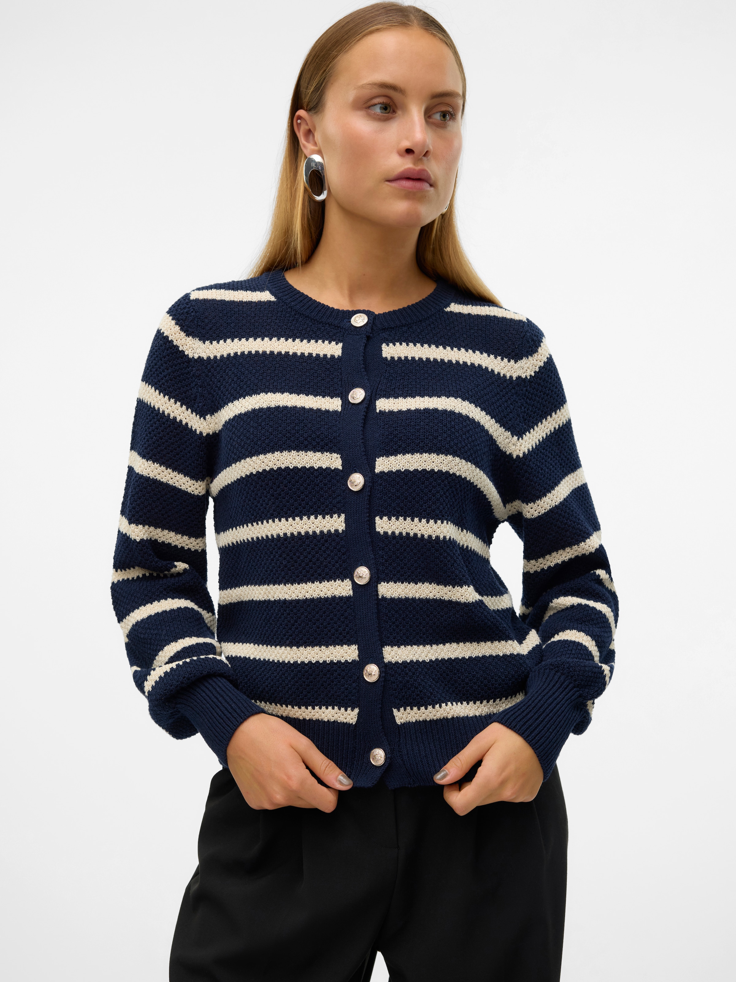 Strickjacke »VMAMAZING LS O-NECK CARDIGAN BOO«