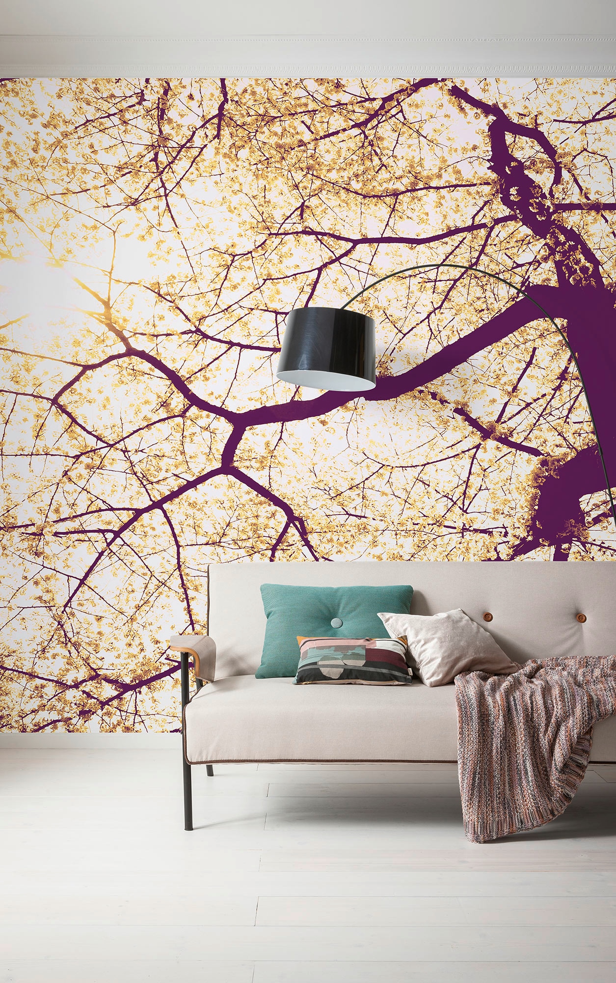 Image of Komar Fototapete "Vlies Fototapete - Sunshine - Grösse 300 x 250 cm" Motiv bedruckt glatt