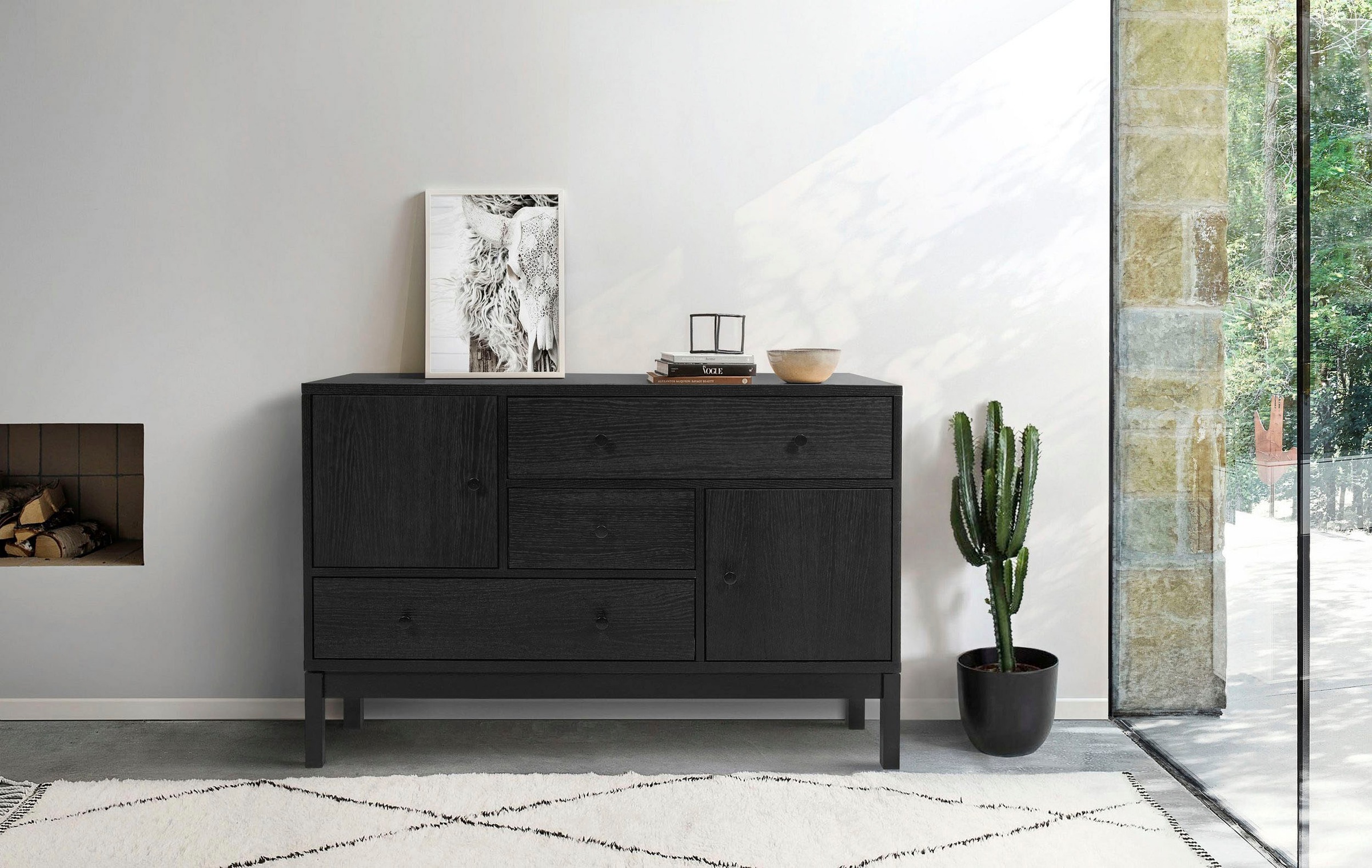 Image of Woodman Sideboard Kommode im skandinavischen Design, Breite 120 cm, FSC