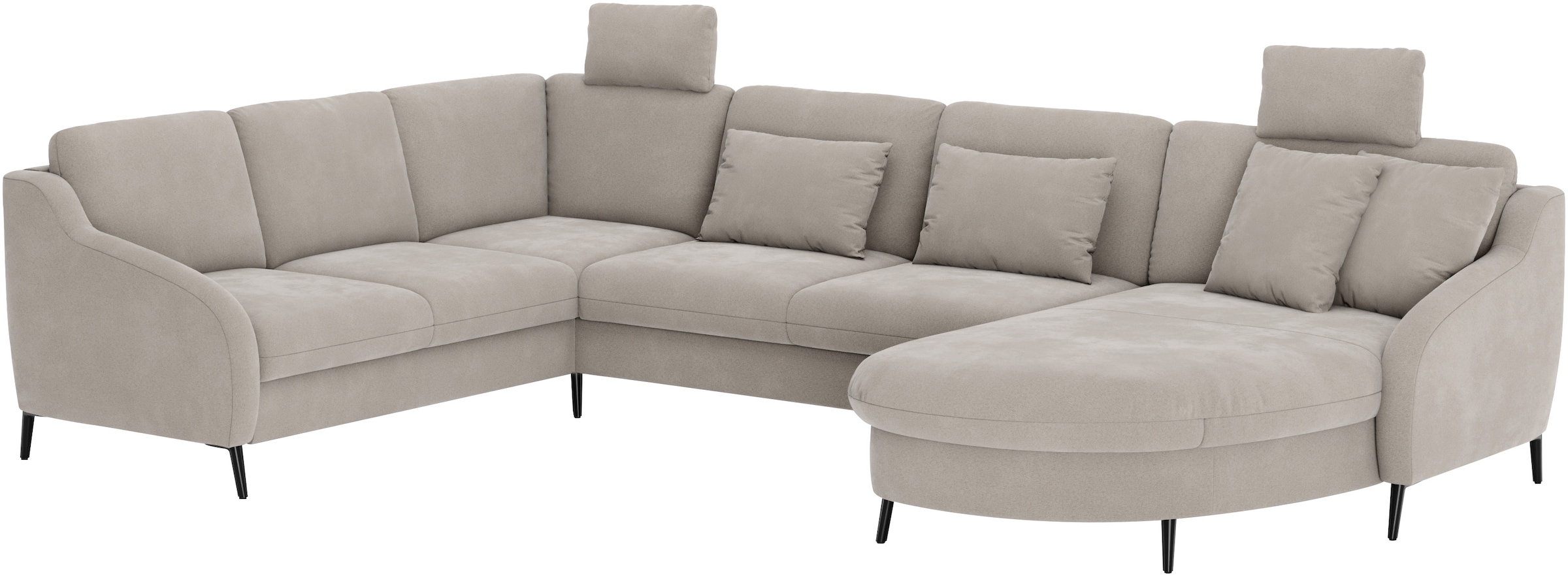 sit&more Wohnlandschaft »Soul U-Form« wahlweise mit Bettfunktion und Schubkasten