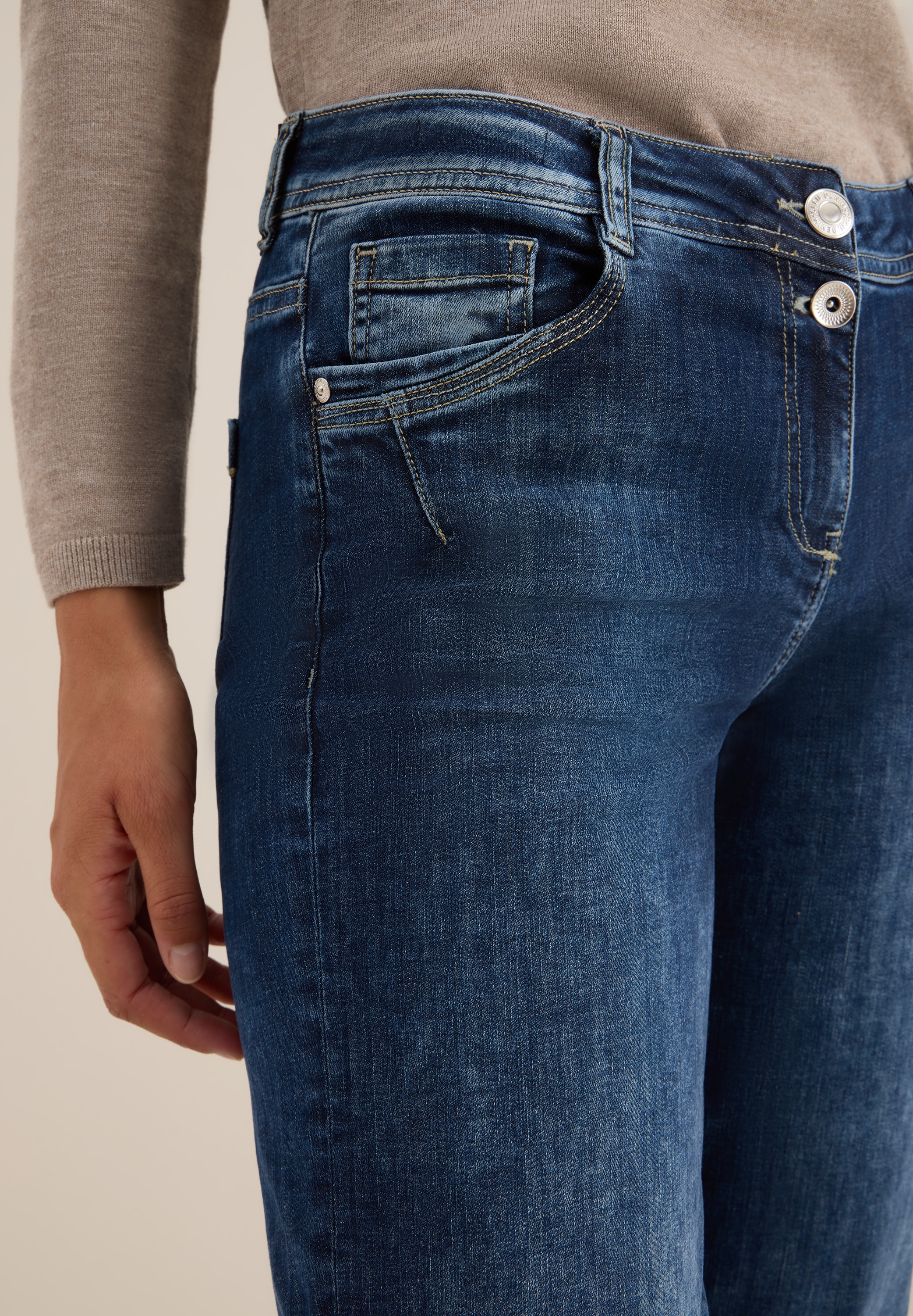 Cecil Weite Jeans »Style NEELE«, mit Stretch