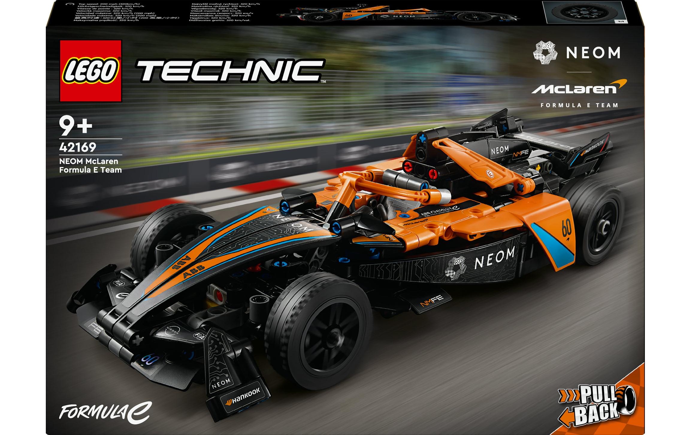 LEGO® Spielbausteine »Technic NEOM McLaren Formula E Race Car 42169«, (452 St.)