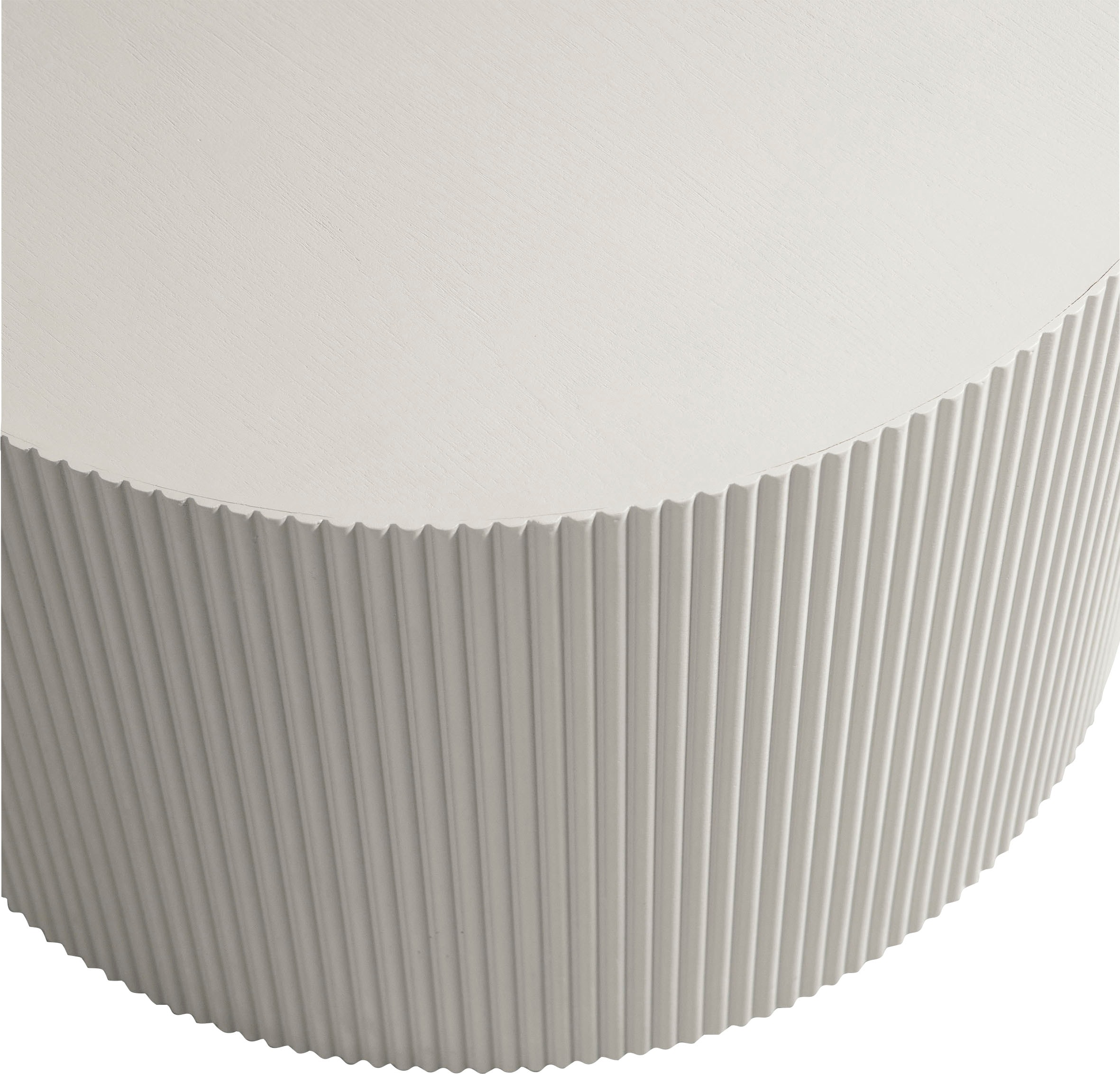 WOOOD Beistelltisch »Prague«, runde Form, aus gepresstem Plattenmaterial, Höhe 40 x ø 60 cm