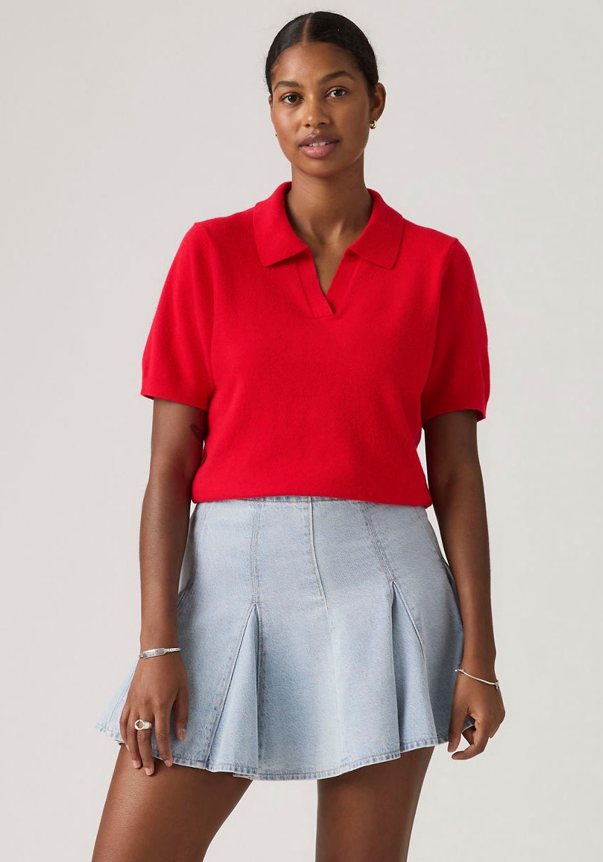 Image of Levis Kurzarmpullover "SUPER SOFT POLO SWEATER"