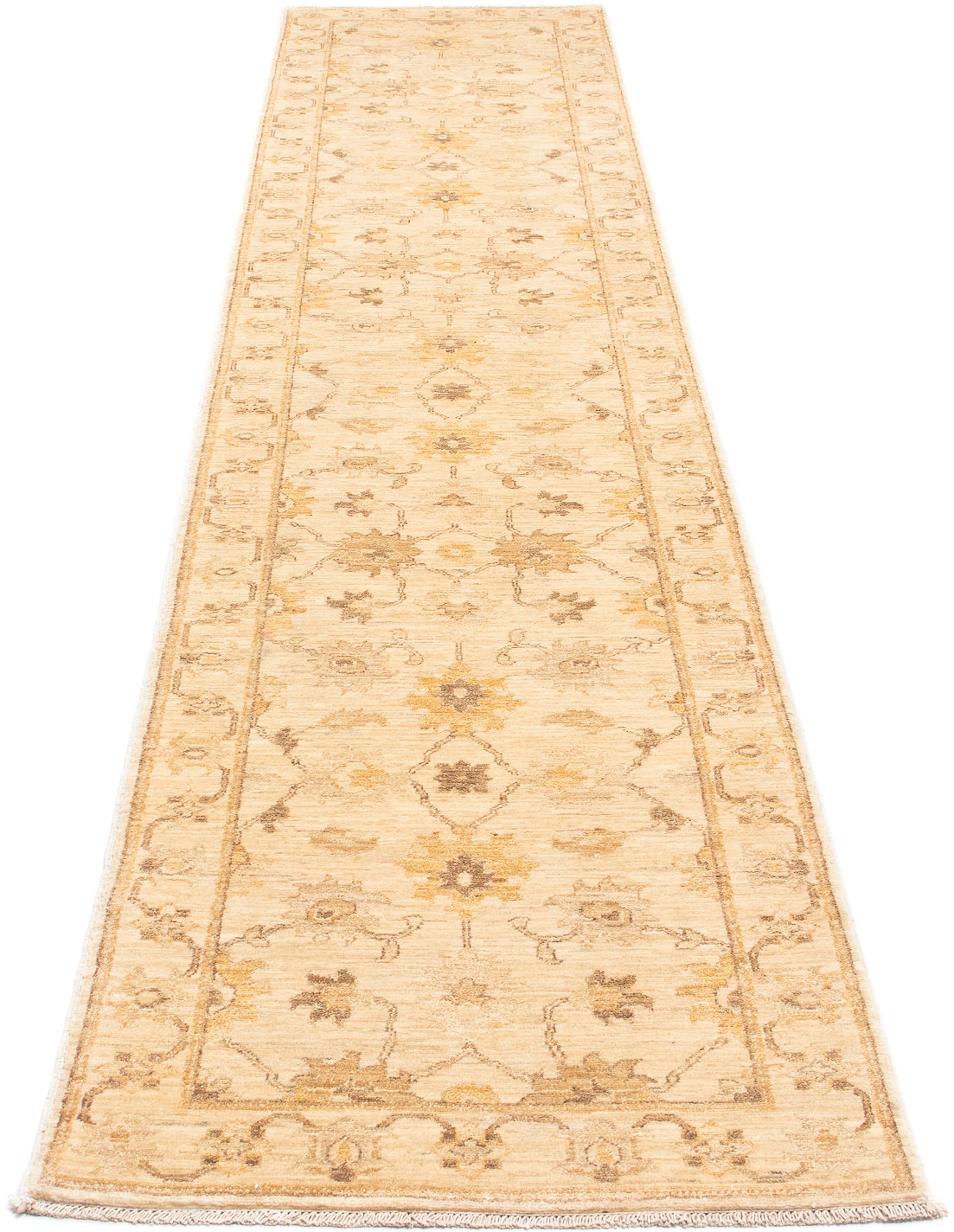 Image of morgenland Orientteppich »Ziegler - 358 x 73 cm - beige«, rechteckig, 6 mm Höhe, Wohnzimmer, Handgeknüpft, Einzelstück mit Zertifikat bei Ackermann Versand Schweiz
