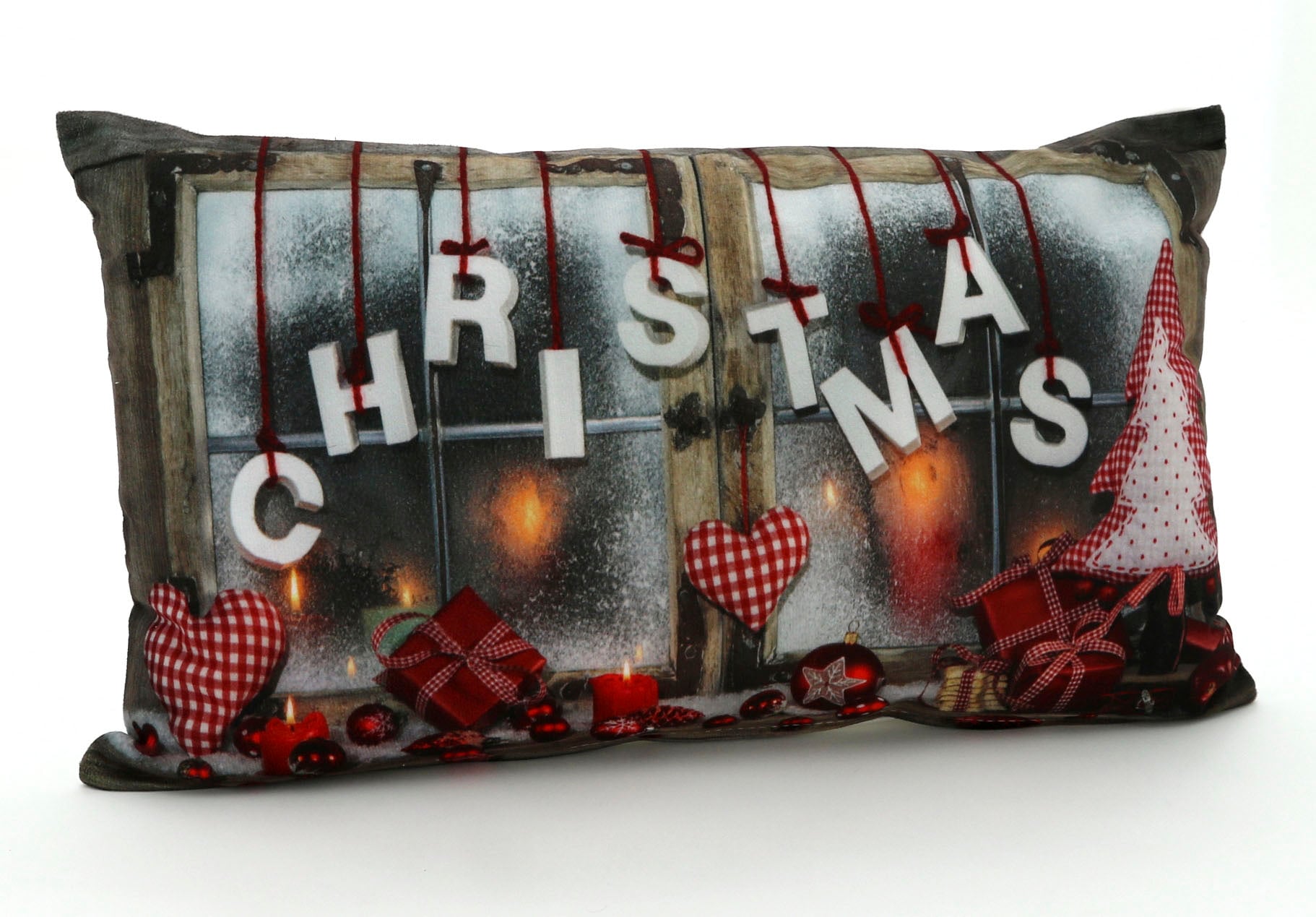 Image of Weckbrodt Dekokissen "Christmas" Velour, Weihnachten, Kissenhülle ohne Füllung, 1 Stück