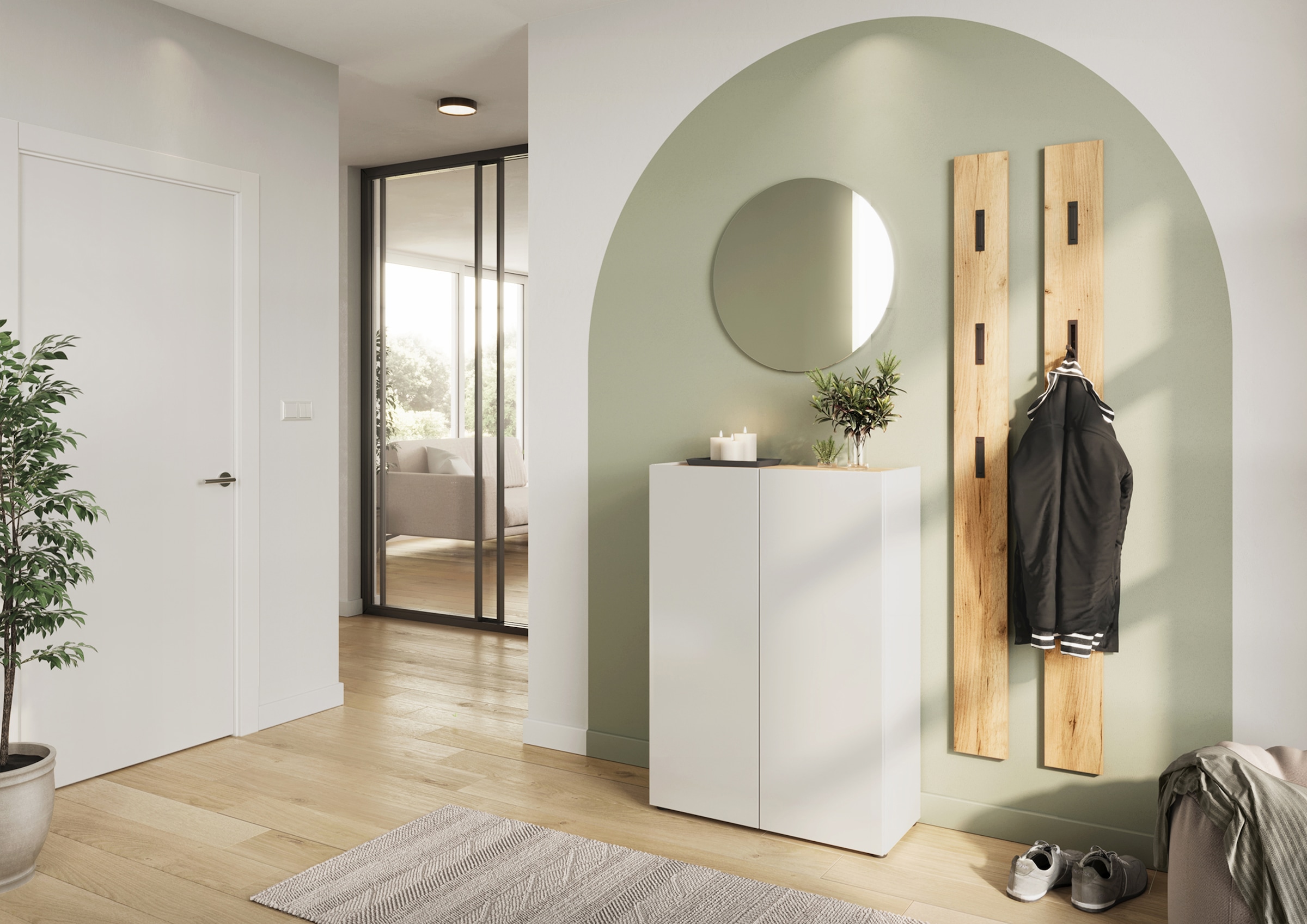 GERMANIA Schuhschrank »Alviano« 1 Stk. tlg. Platz für bis zu 12 Paar Schuhe