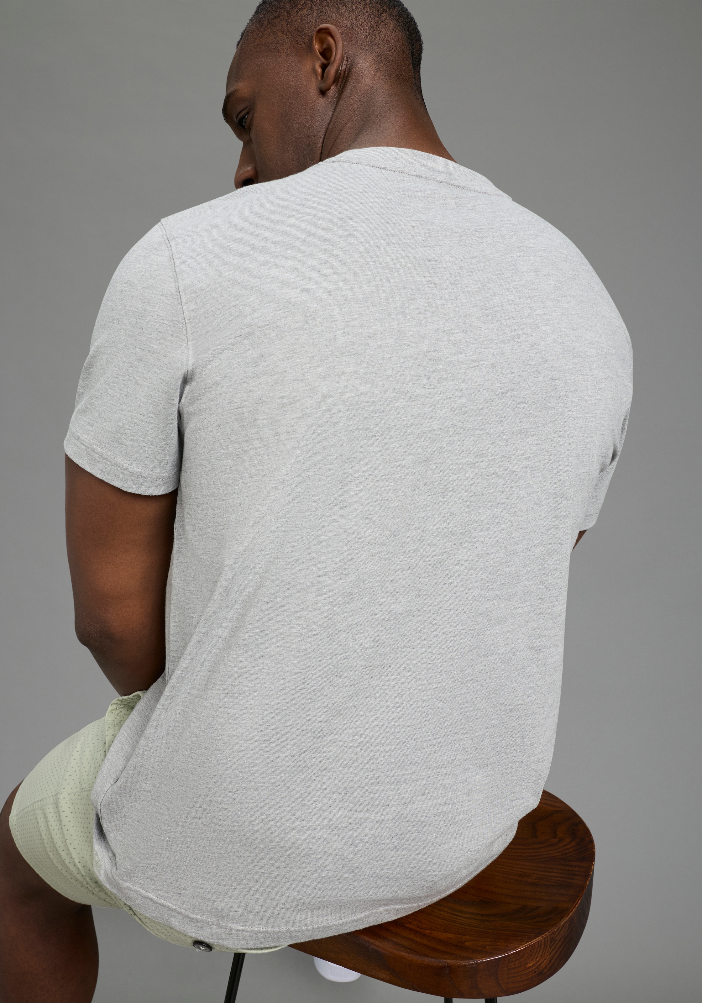 DELMAO Shirt à col rond »Neue Kollektion!« 2er-Pack,  normale Passform, kurzarm, mit Rundhalsausschnitt, bedruckt