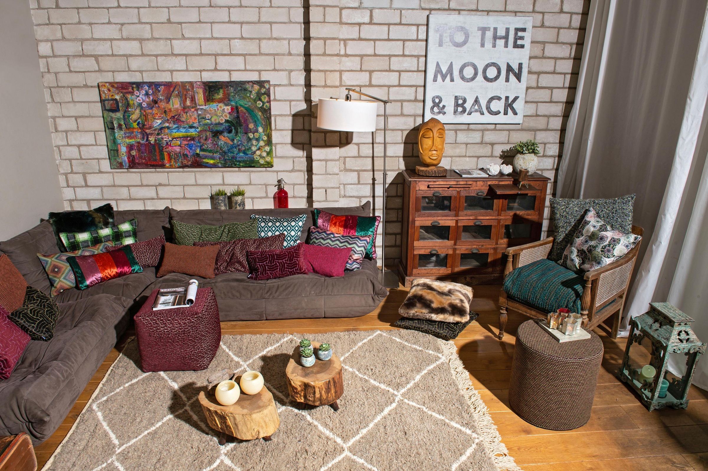 H.O.C.K. Dekokissen »Vigo« im Rautendesign, Kissenhülle mit Füllung, 1 Stück