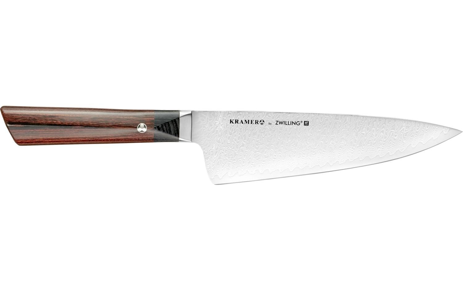 Image of Zwilling Kochmesser "Kramer Meiji 20 cm" Hochwertiges Kochmesser mit Damastklinge und Holzgriff
